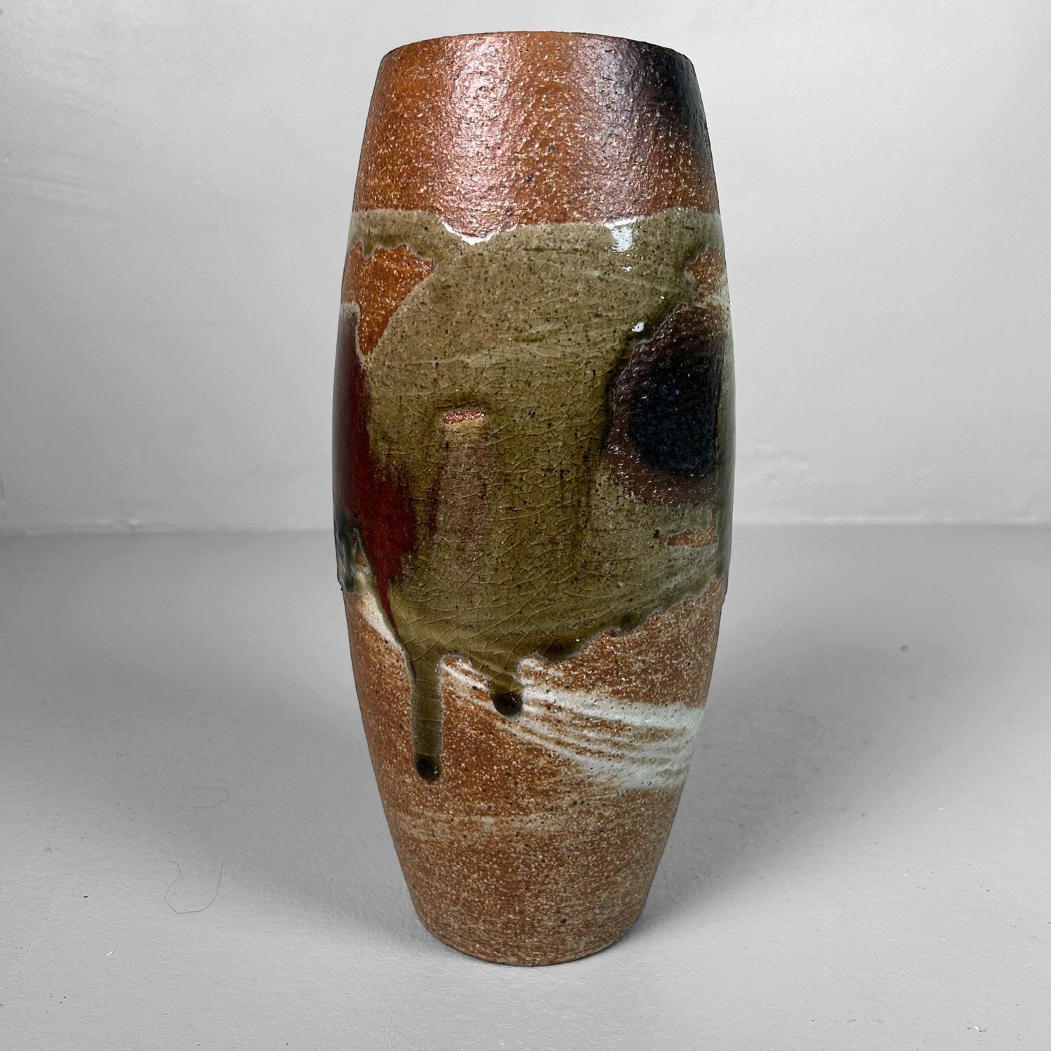 Prachtige Vintage Japanse Shigaraki Ware Vaas, jaren ’70.