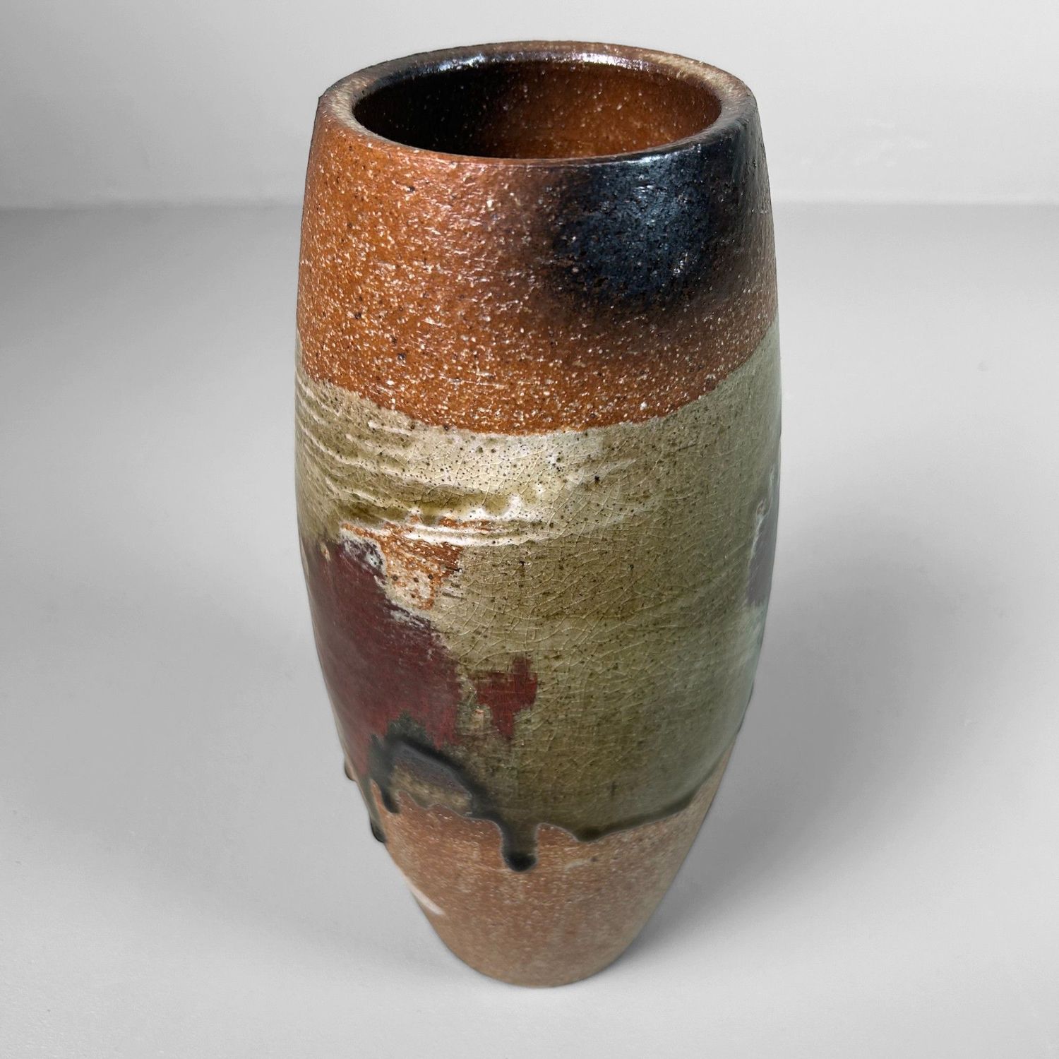 Prachtige Vintage Japanse Shigaraki Ware Vaas, jaren ’70.