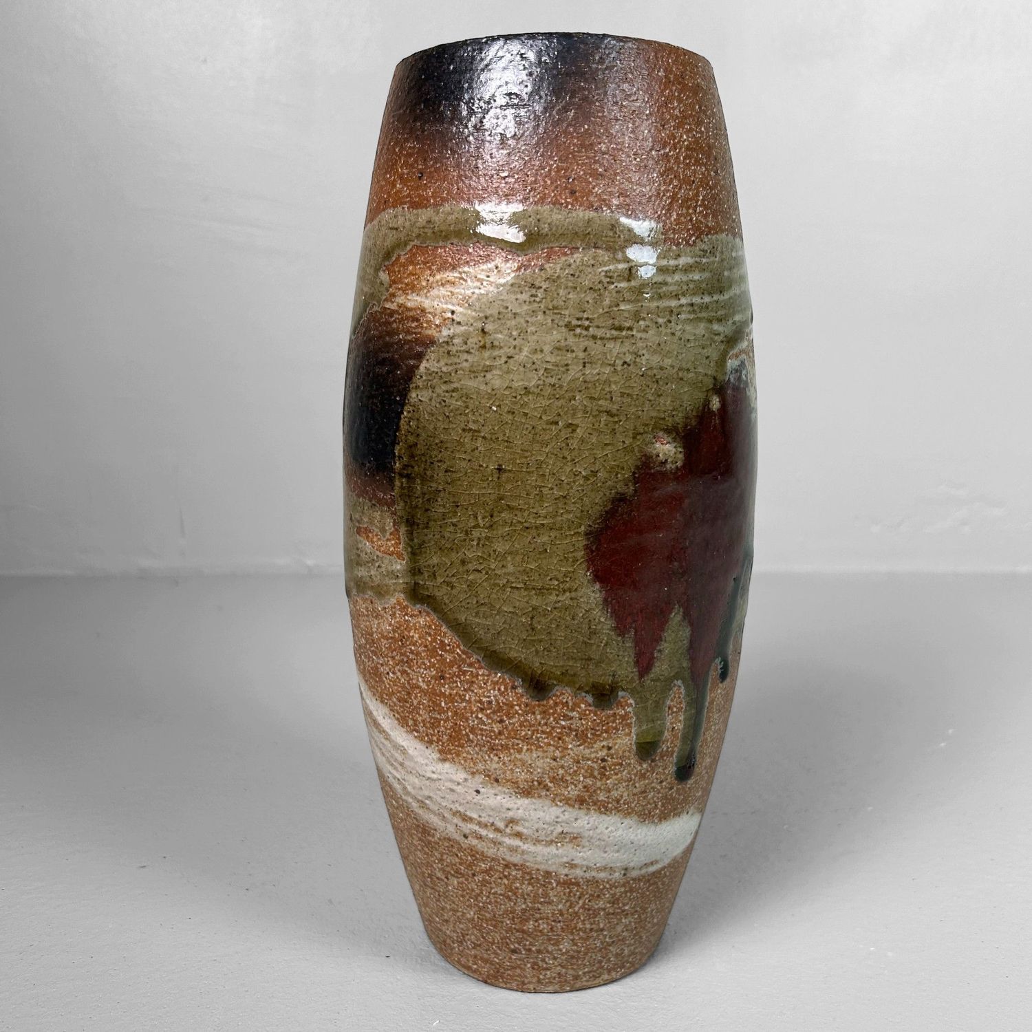Prachtige Vintage Japanse Shigaraki Ware Vaas, jaren ’70.