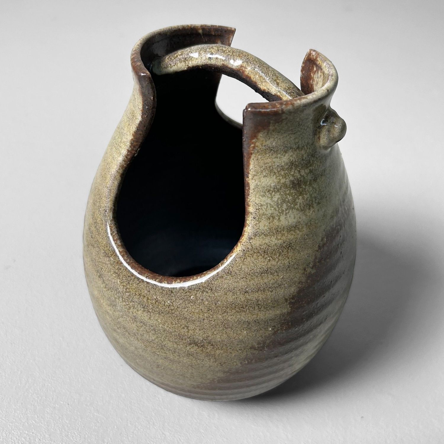 Mino Iga Ware, Ikebana, Japanse Bloemenvaas, jaren '70.