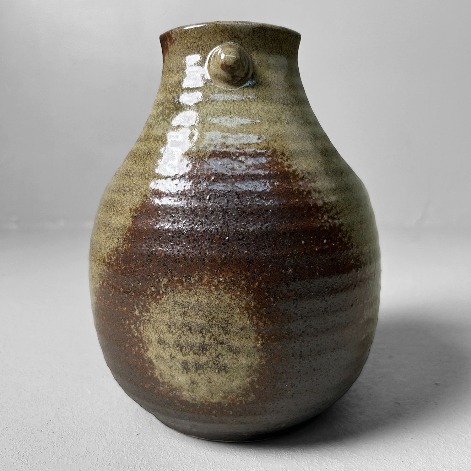 Mino Iga Ware, Ikebana, Japanse Bloemenvaas, jaren '70.