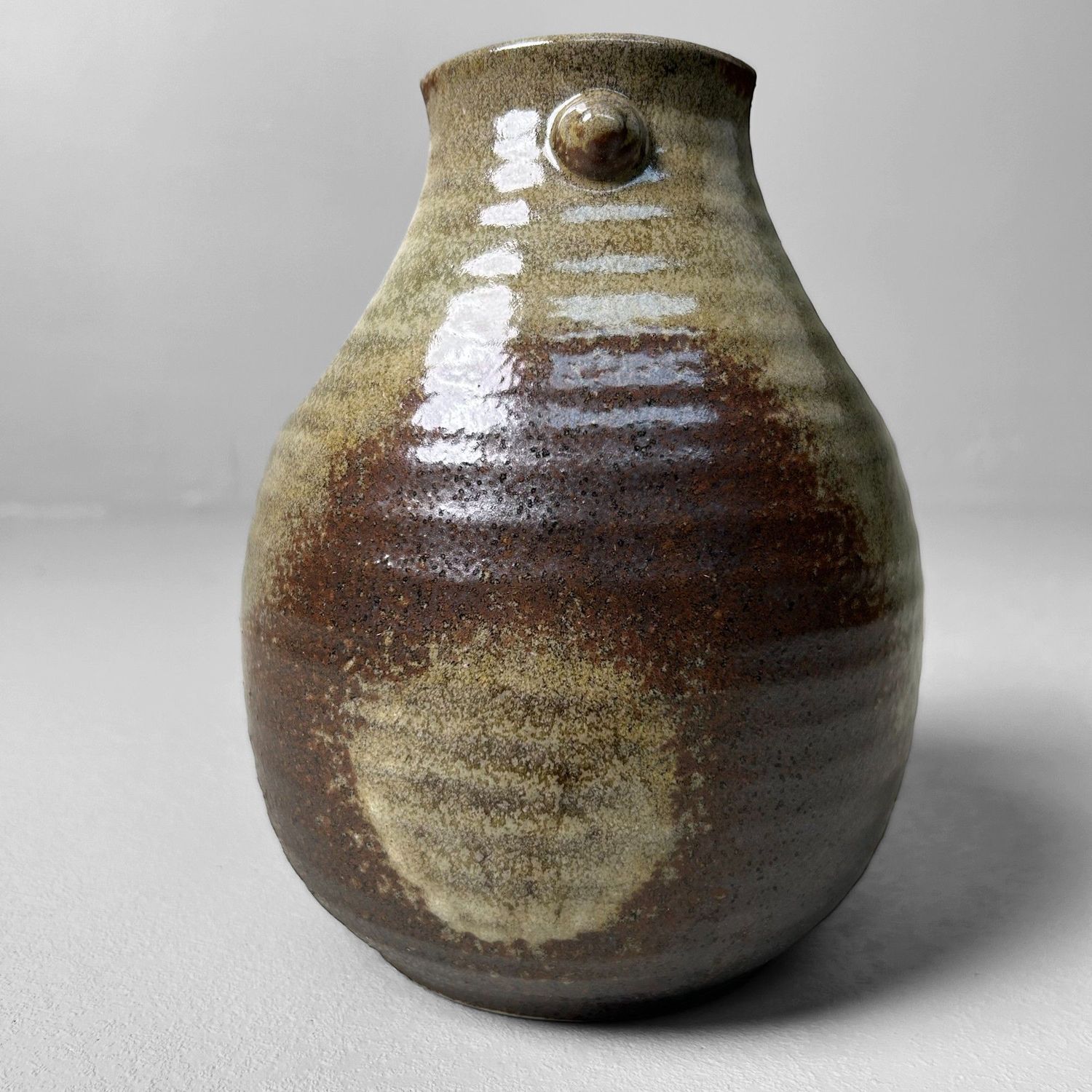 Mino Iga Ware, Ikebana, Japanse Bloemenvaas, jaren '70.