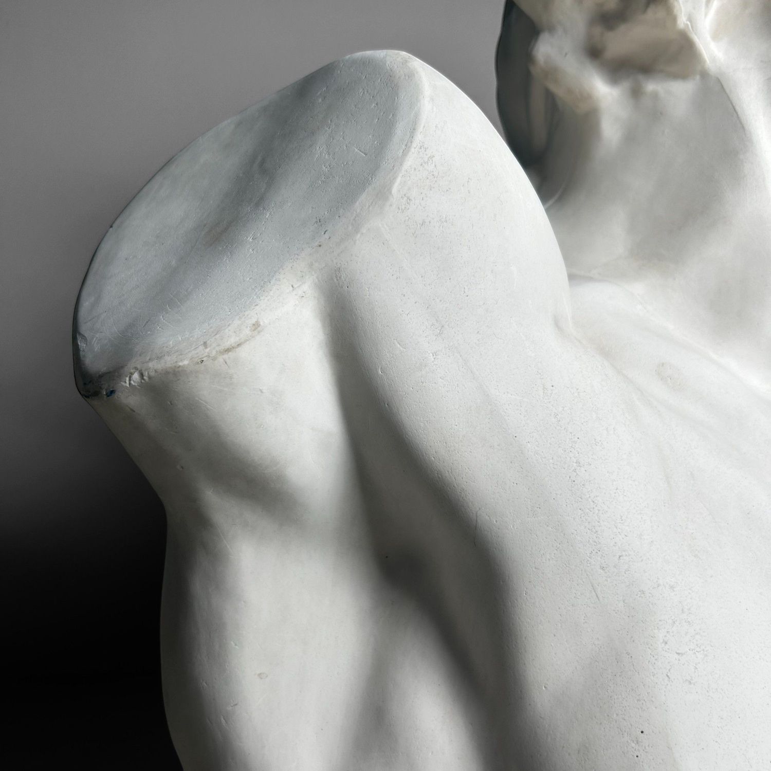 Expressieve Gipsen Buste van Laocoön, jaren '60. Expressieve Gipsen Buste van Laocoön, jaren '60.