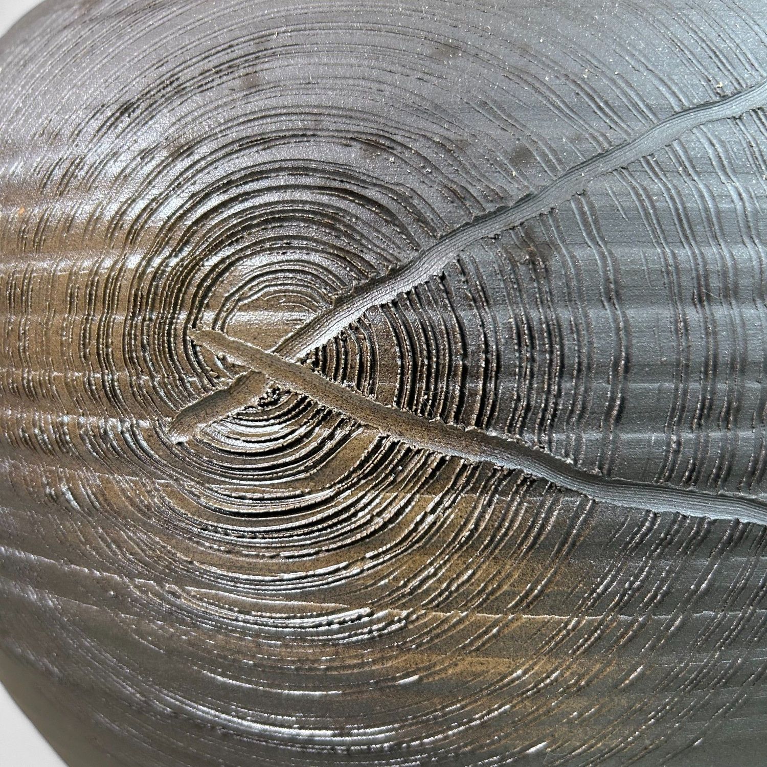 Stijlvole Japanse Ikebana Bloemenvaas, Echizen Yaki, jaren '60. Stijlvole Japanse Ikebana Bloemenvaas, Echizen Yaki, jaren '60.