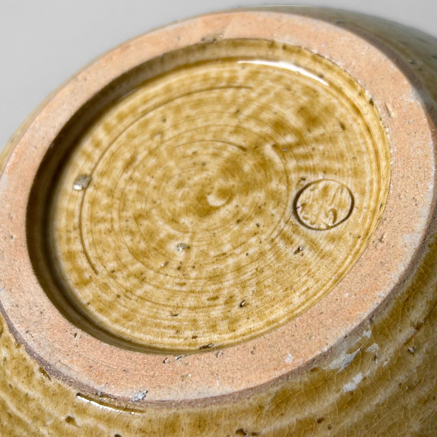 Japanse Vintage Ikebana Bloemenvaas, Kiseto Ware, jaren '70.