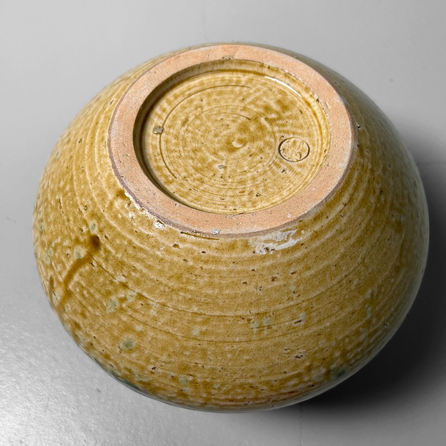 Japanse Vintage Ikebana Bloemenvaas, Kiseto Ware, jaren '70.