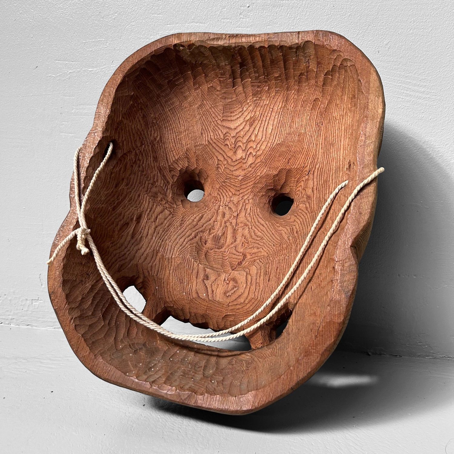 Houten Kijin-kei Oni Masker, Vroege Shōwa, Japan.