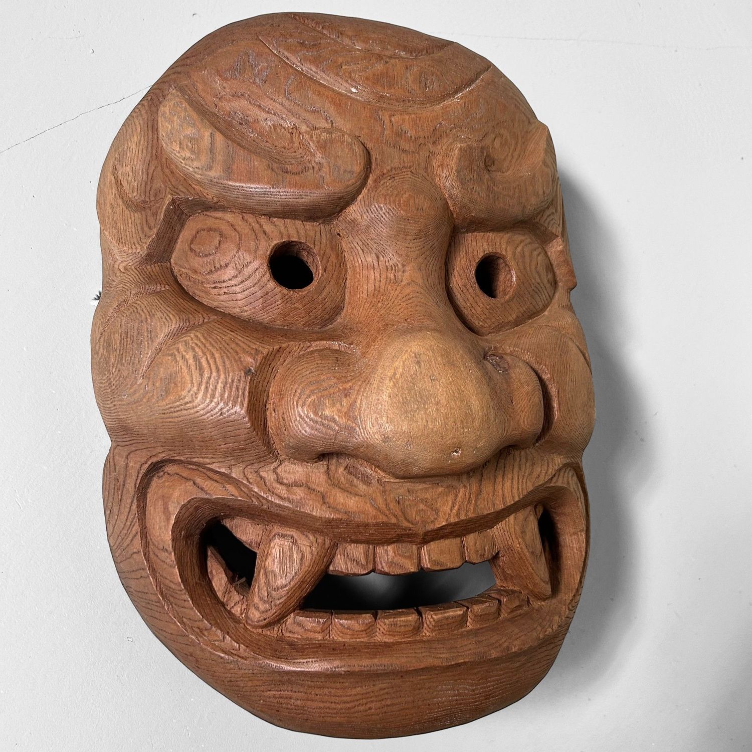 Houten Kijin-kei Oni Masker, Vroege Shōwa, Japan.