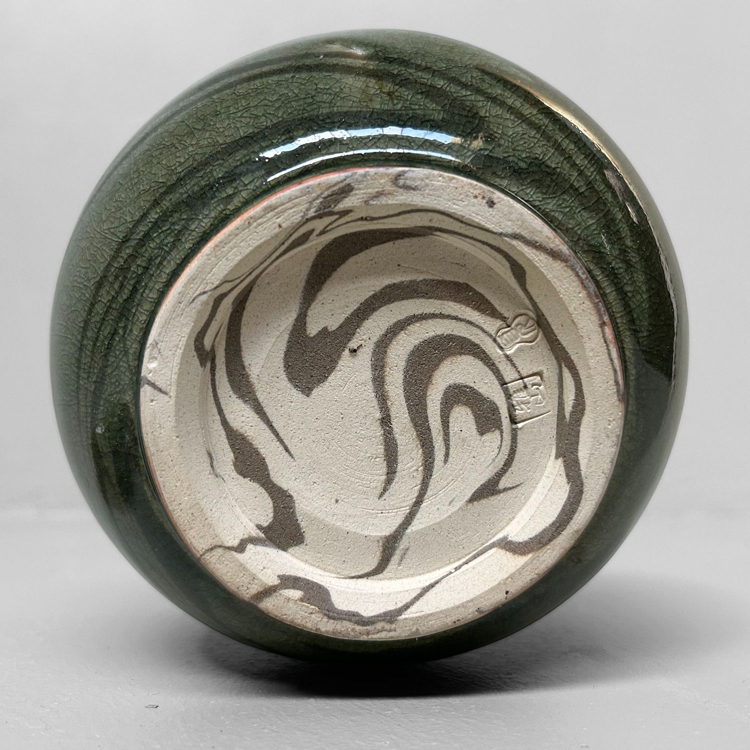 Mizusashi, Japanese Water Jar for Tea Ceremony, Noma Gazan, 1960s.