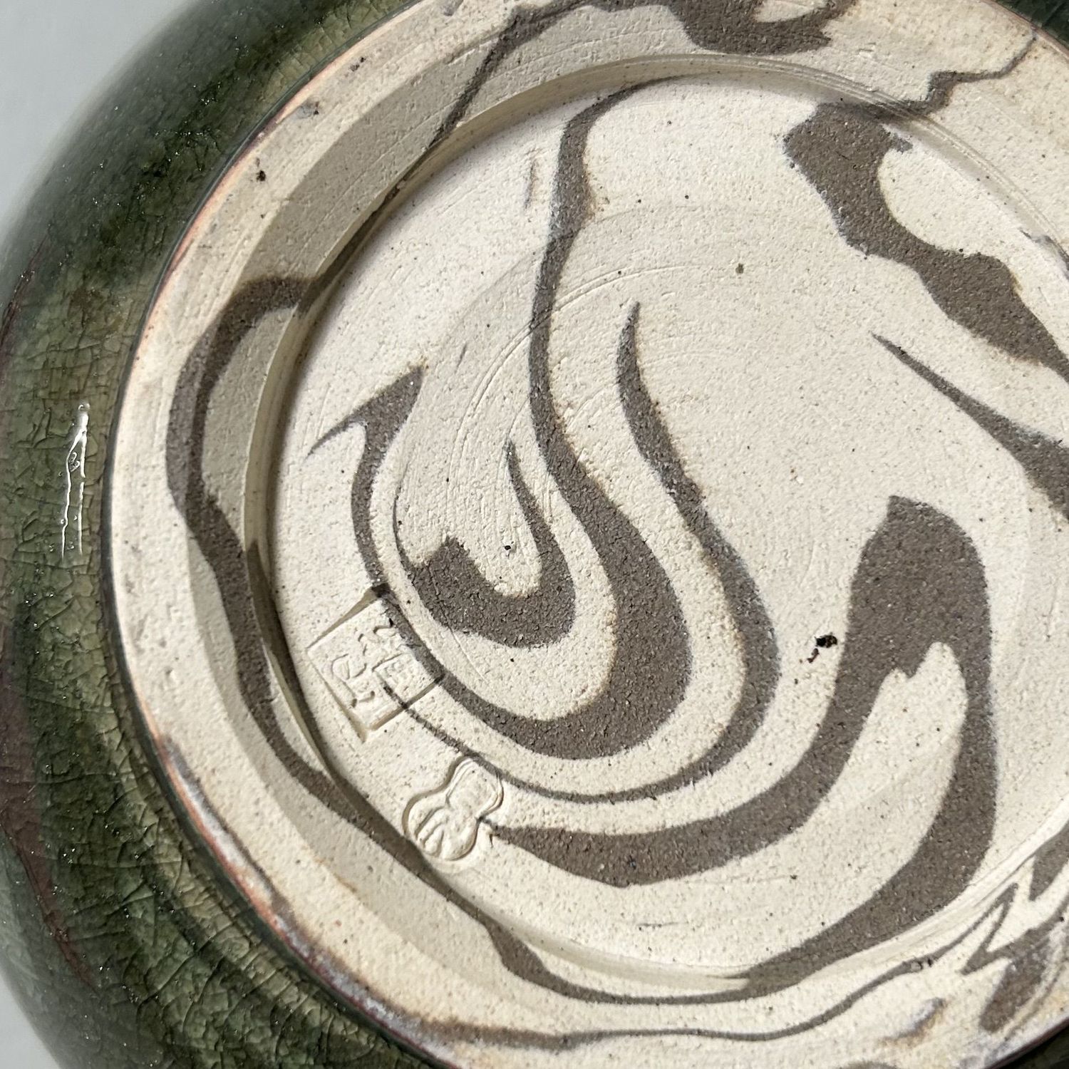 Mizusashi, Japanese Water Jar for Tea Ceremony, Noma Gazan, 1960s.