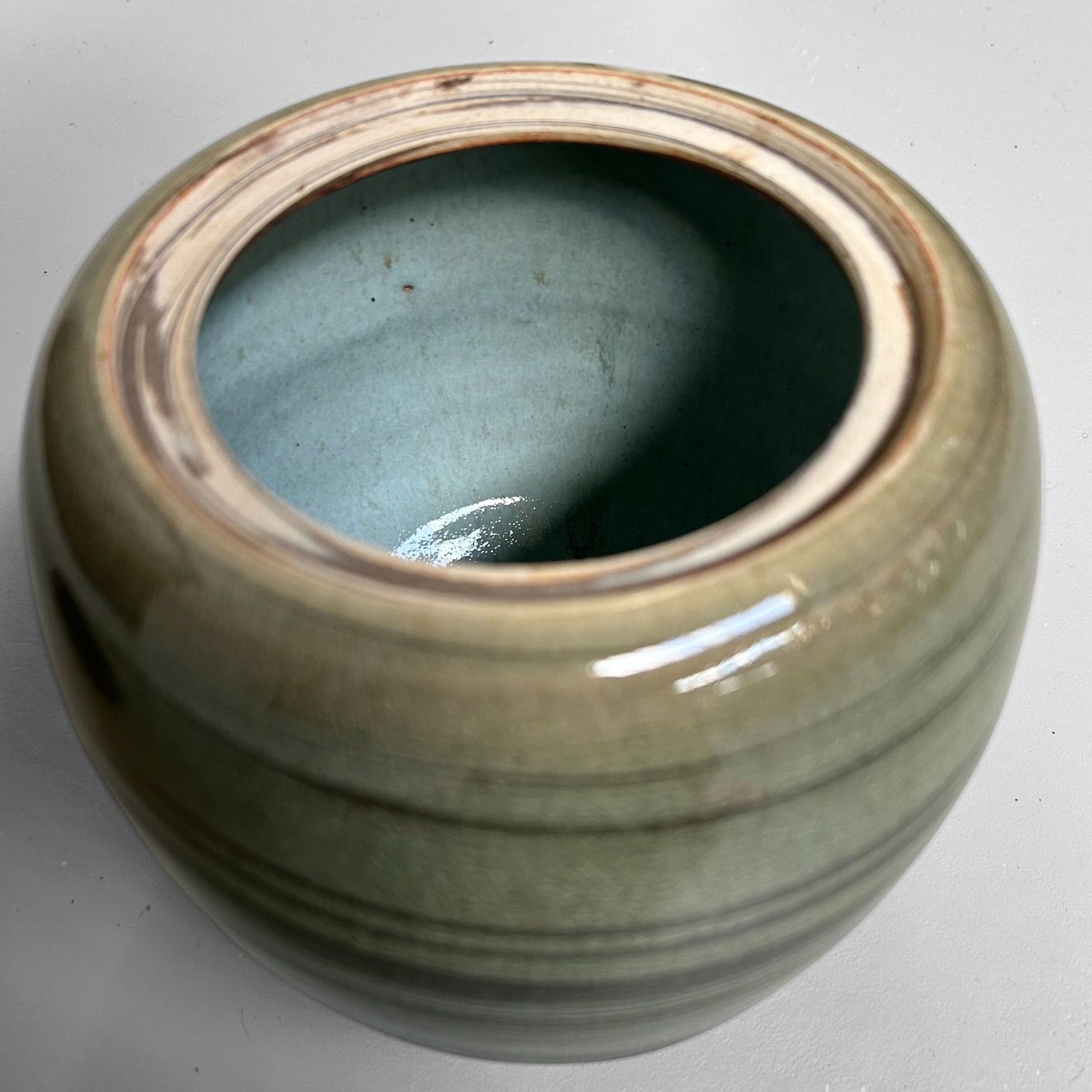 Mizusashi, Japanese Water Jar for Tea Ceremony, Noma Gazan, 1960s.