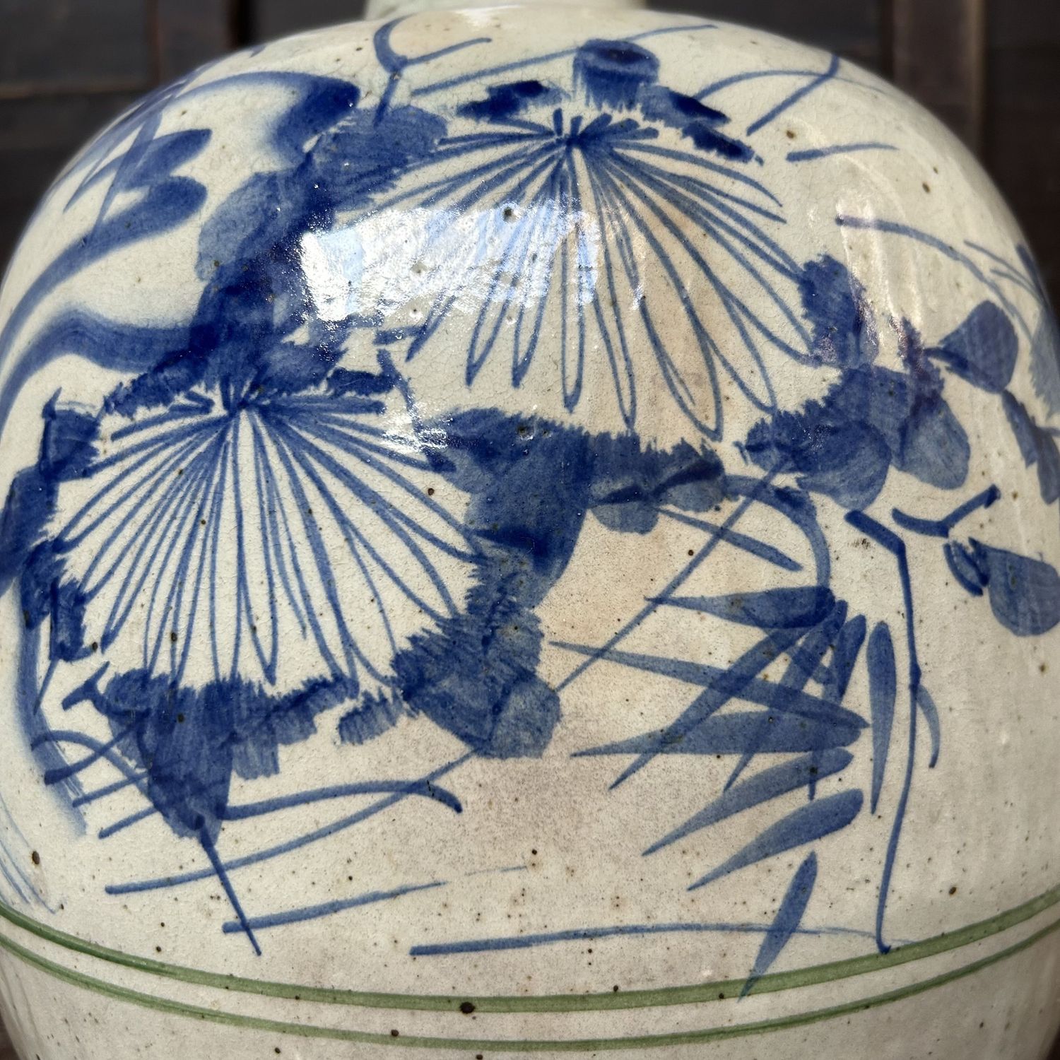 Stylish Antique Japanese Ikebana Vase, Meiji Period. Stylish Antique Japanese Ikebana Vase, Meiji Period.