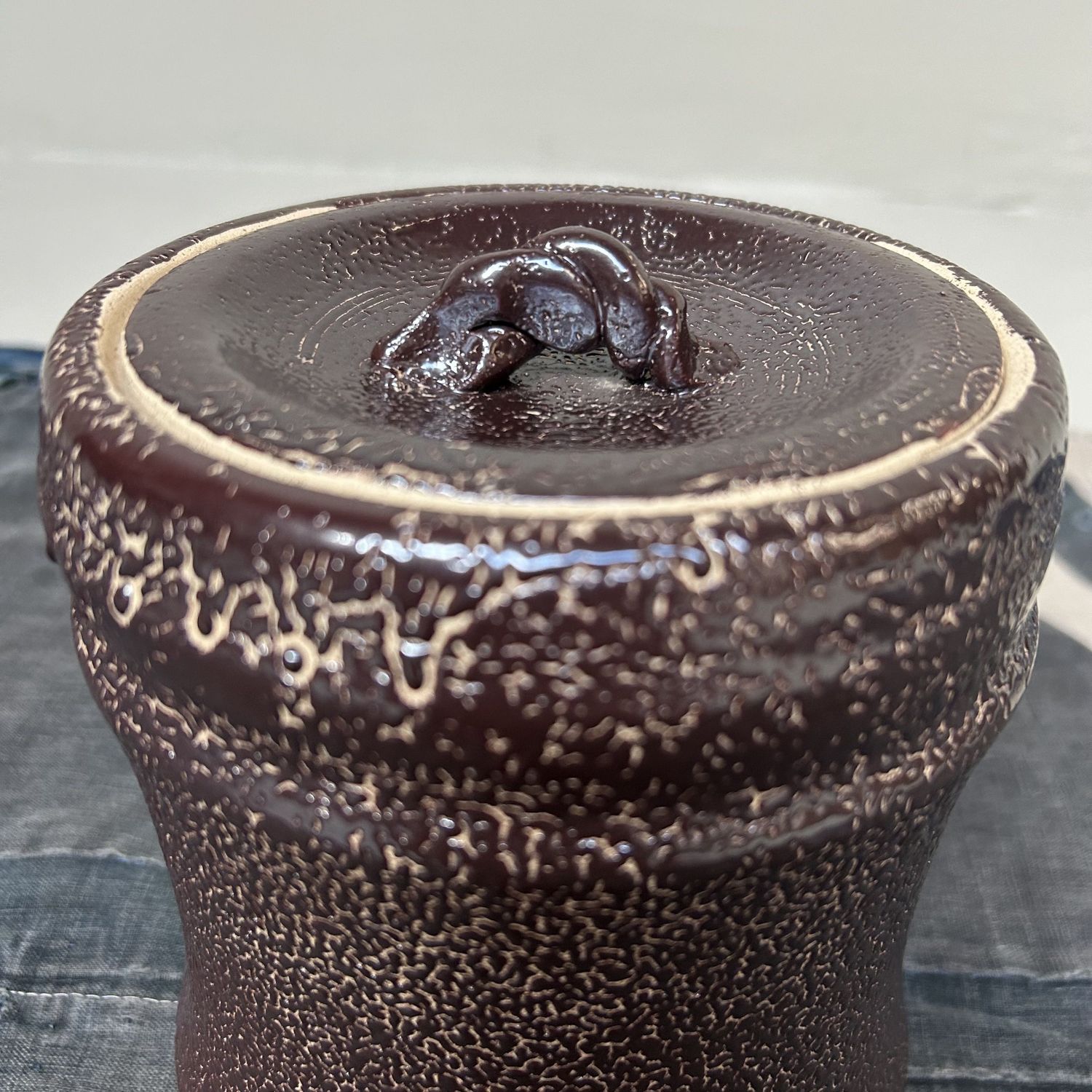 Mizusashi, Japanse Waterpot Theeceremonie, Noma Gazan, jaren '60.