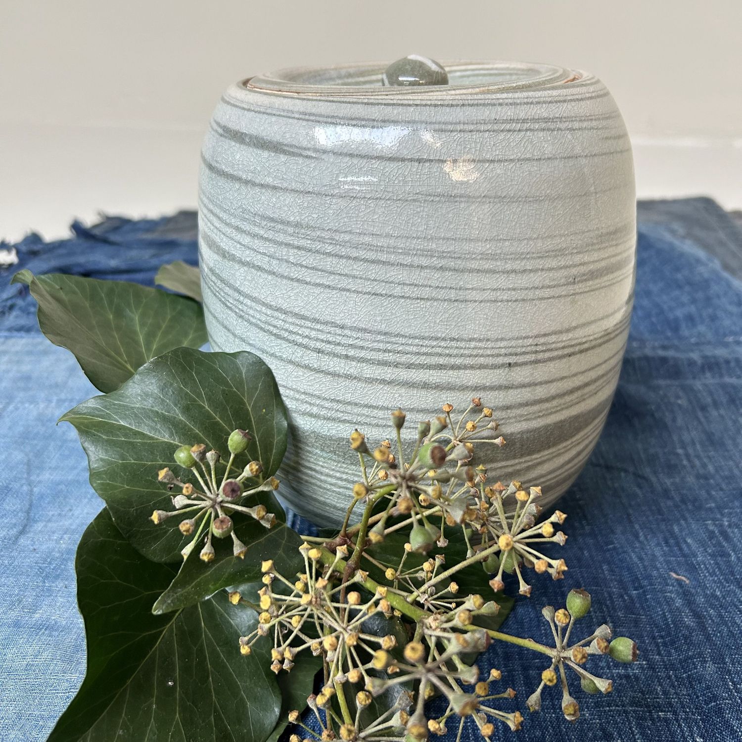 Mizusashi, Japanse Waterpot Theeceremonie, Noma Gazan, jaren '60.