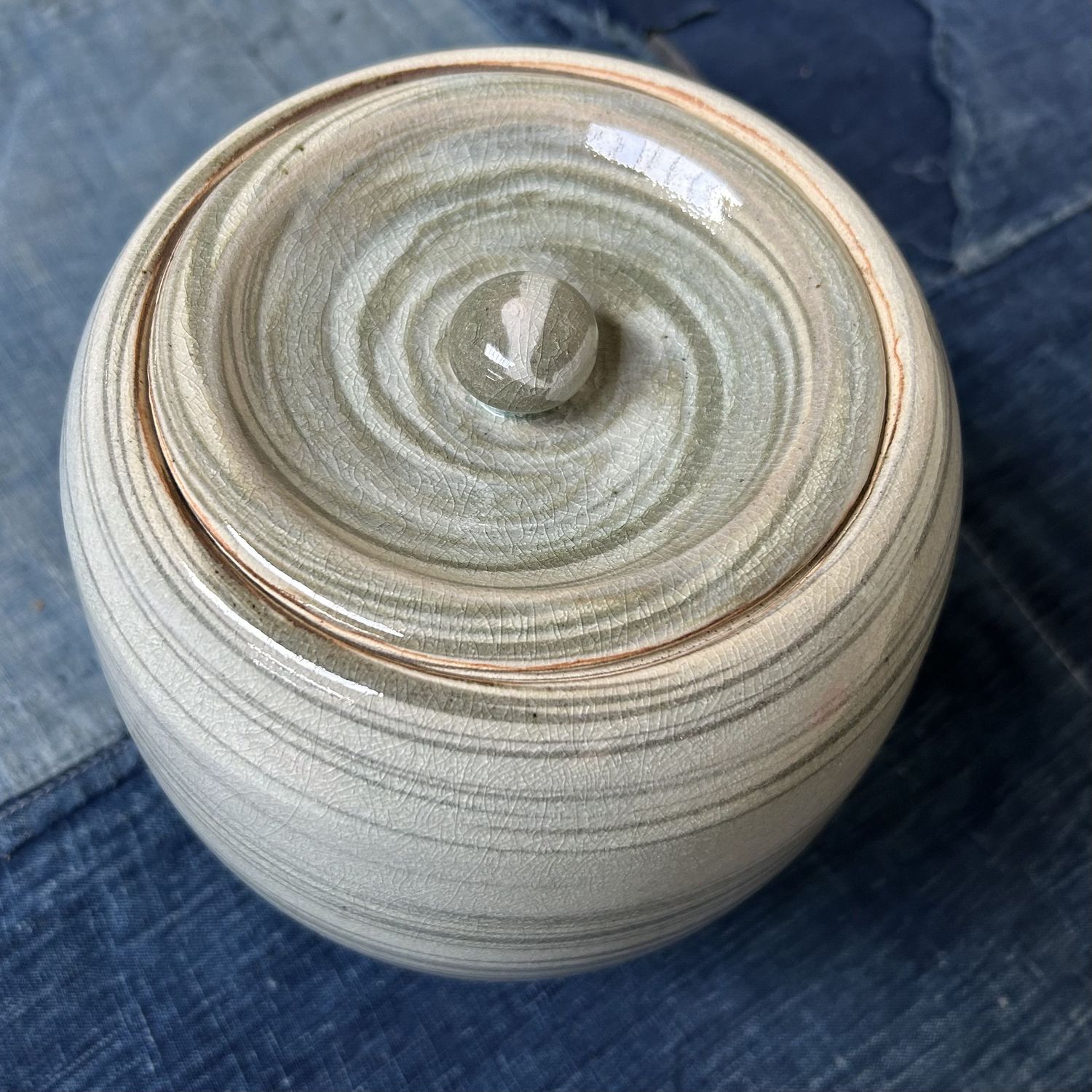 Mizusashi, Japanse Waterpot Theeceremonie, Noma Gazan, jaren '60.