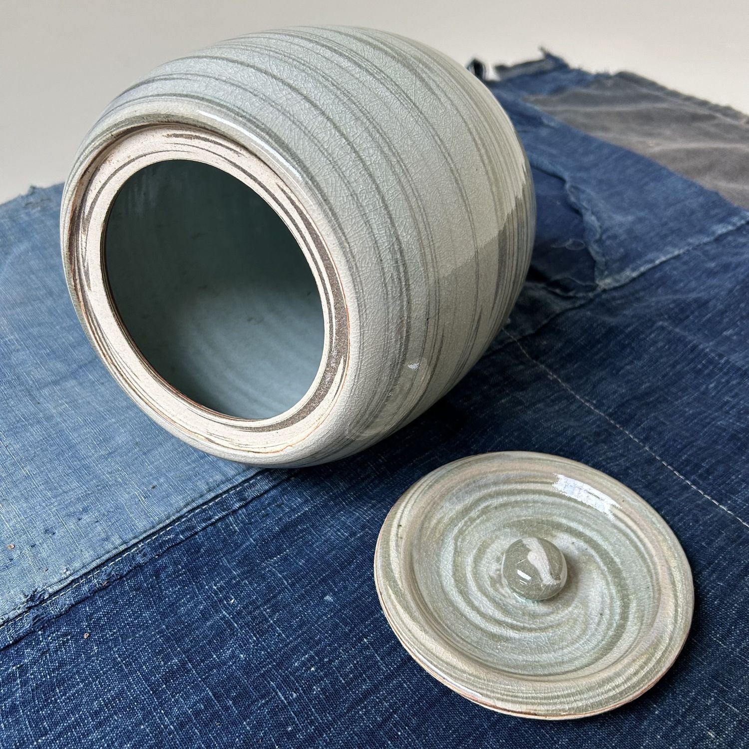 Mizusashi, Japanse Waterpot Theeceremonie, Noma Gazan, jaren '60.