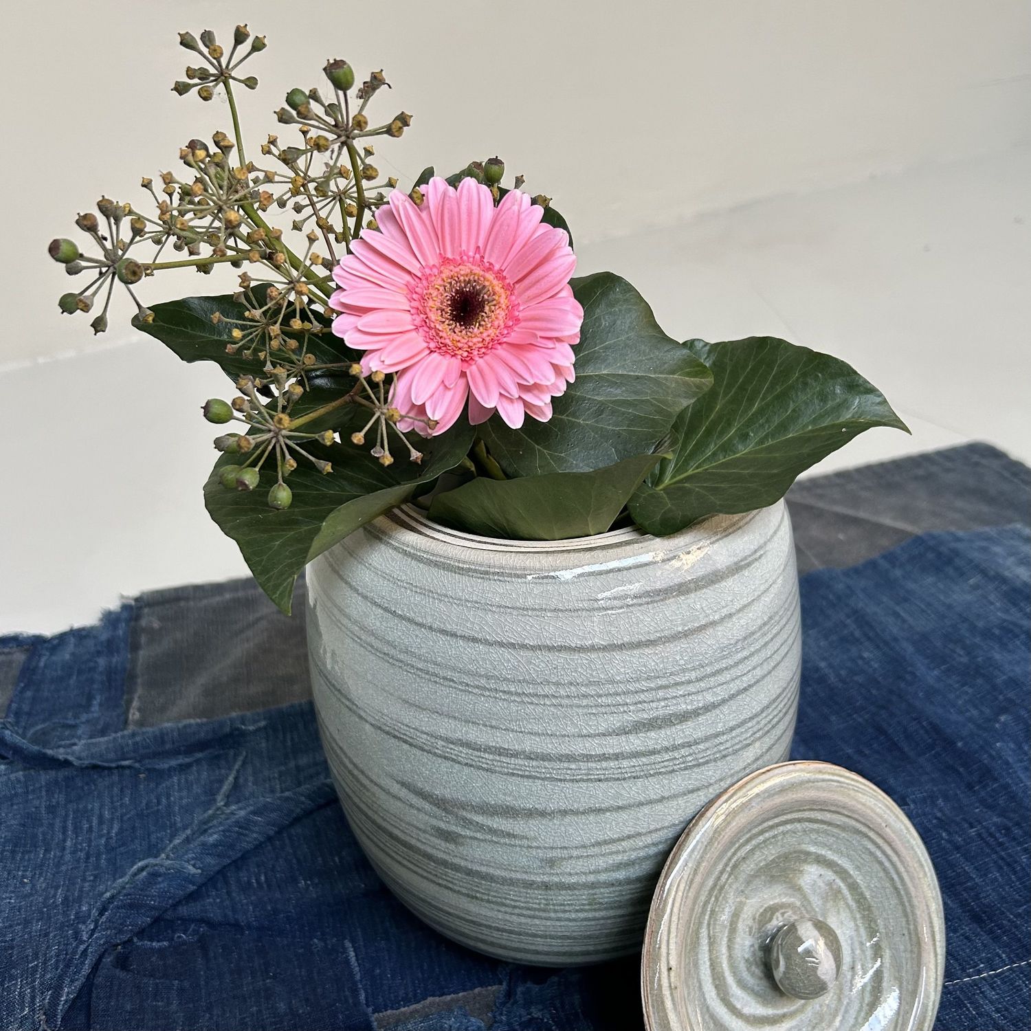 Mizusashi, Japanse Waterpot Theeceremonie, Noma Gazan, jaren '60.