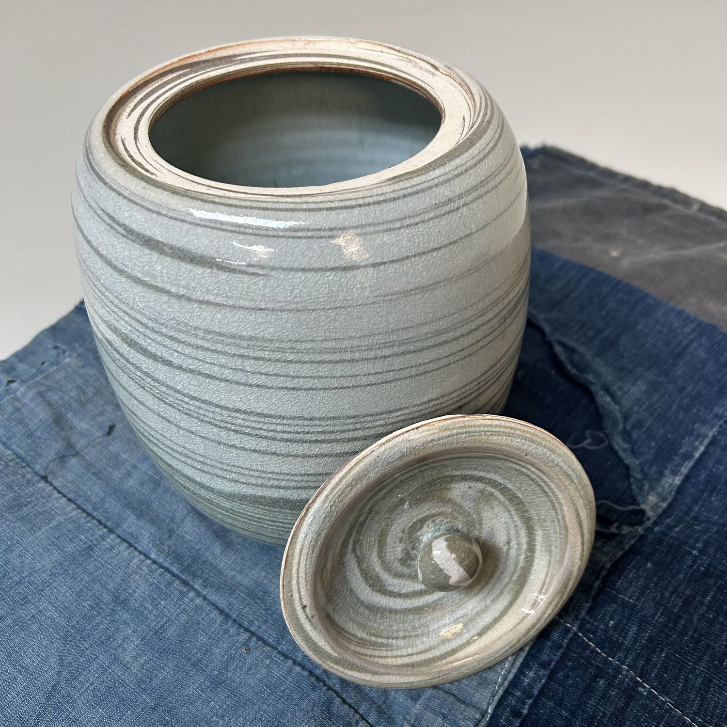 Mizusashi, Japanse Waterpot Theeceremonie, Noma Gazan, jaren '60.