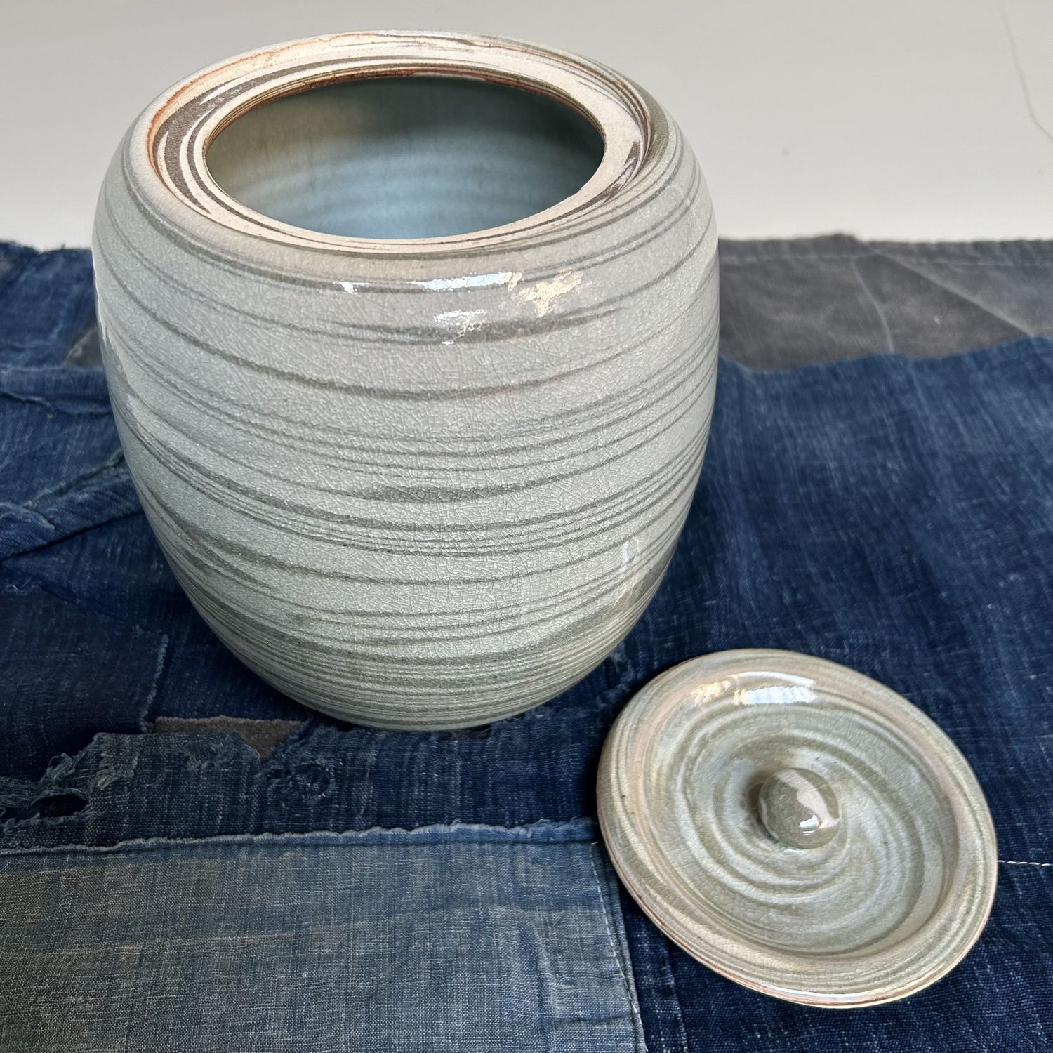 Mizusashi, Japanse Waterpot Theeceremonie, Noma Gazan, jaren '60.