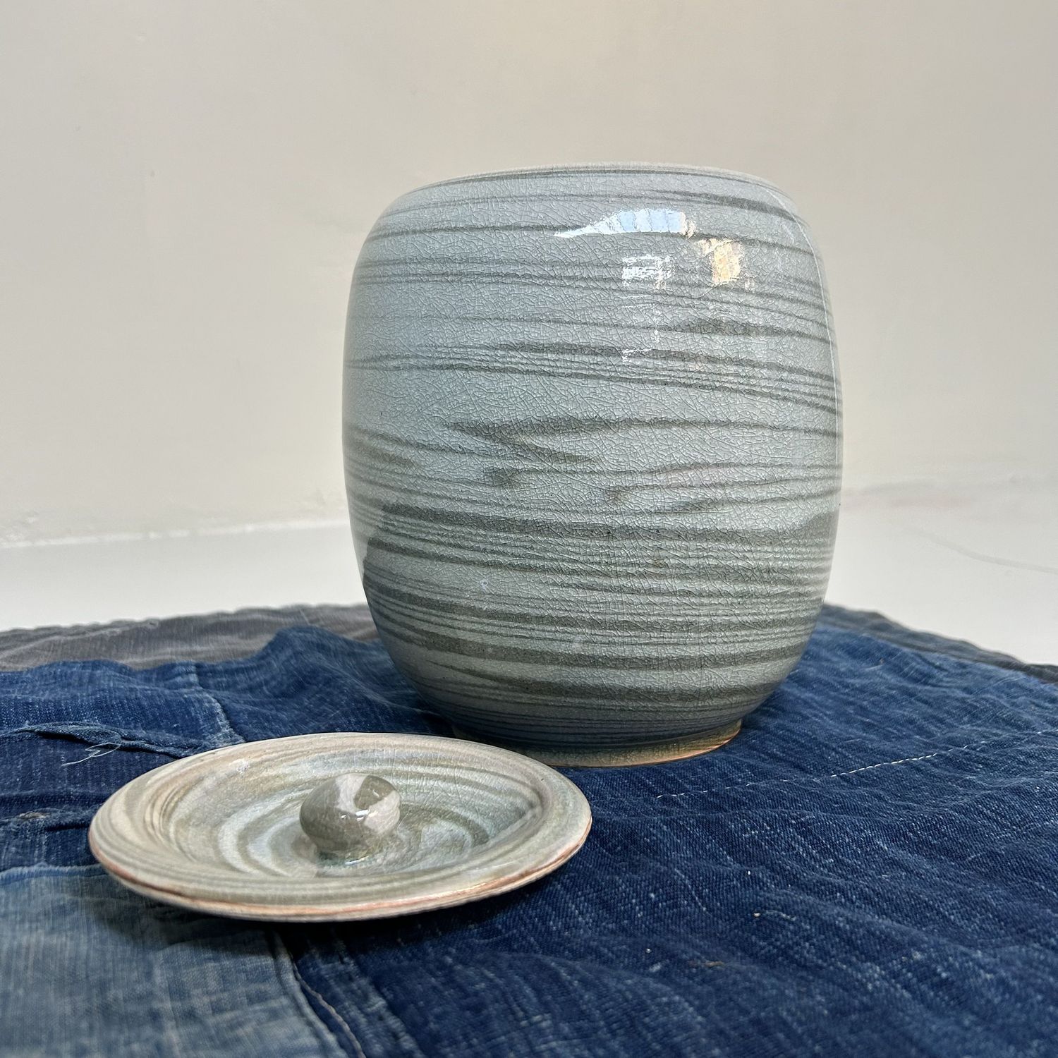 Mizusashi, Japanse Waterpot Theeceremonie, Noma Gazan, jaren '60.