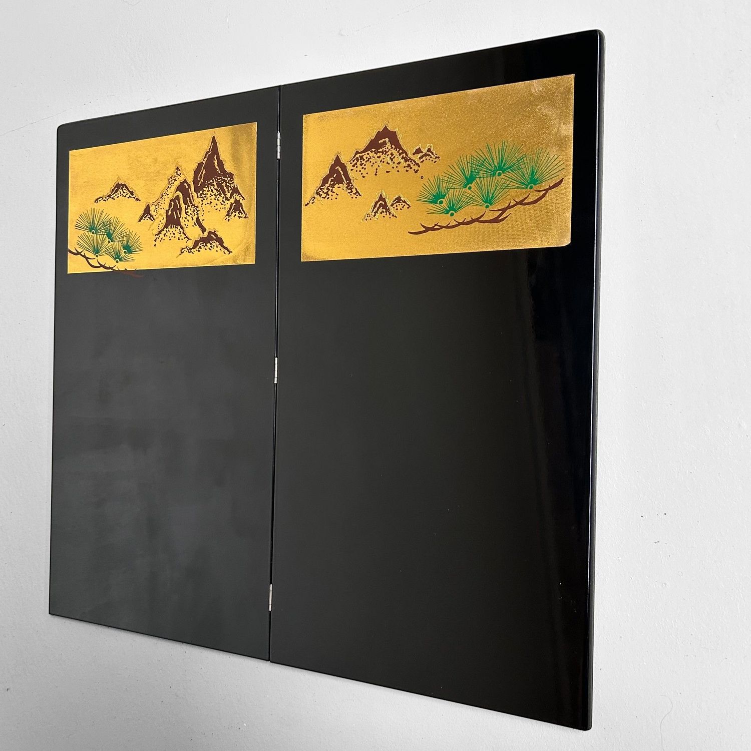 Vintage Japanse Display Stand met Houten scherm, jaren ‘70.