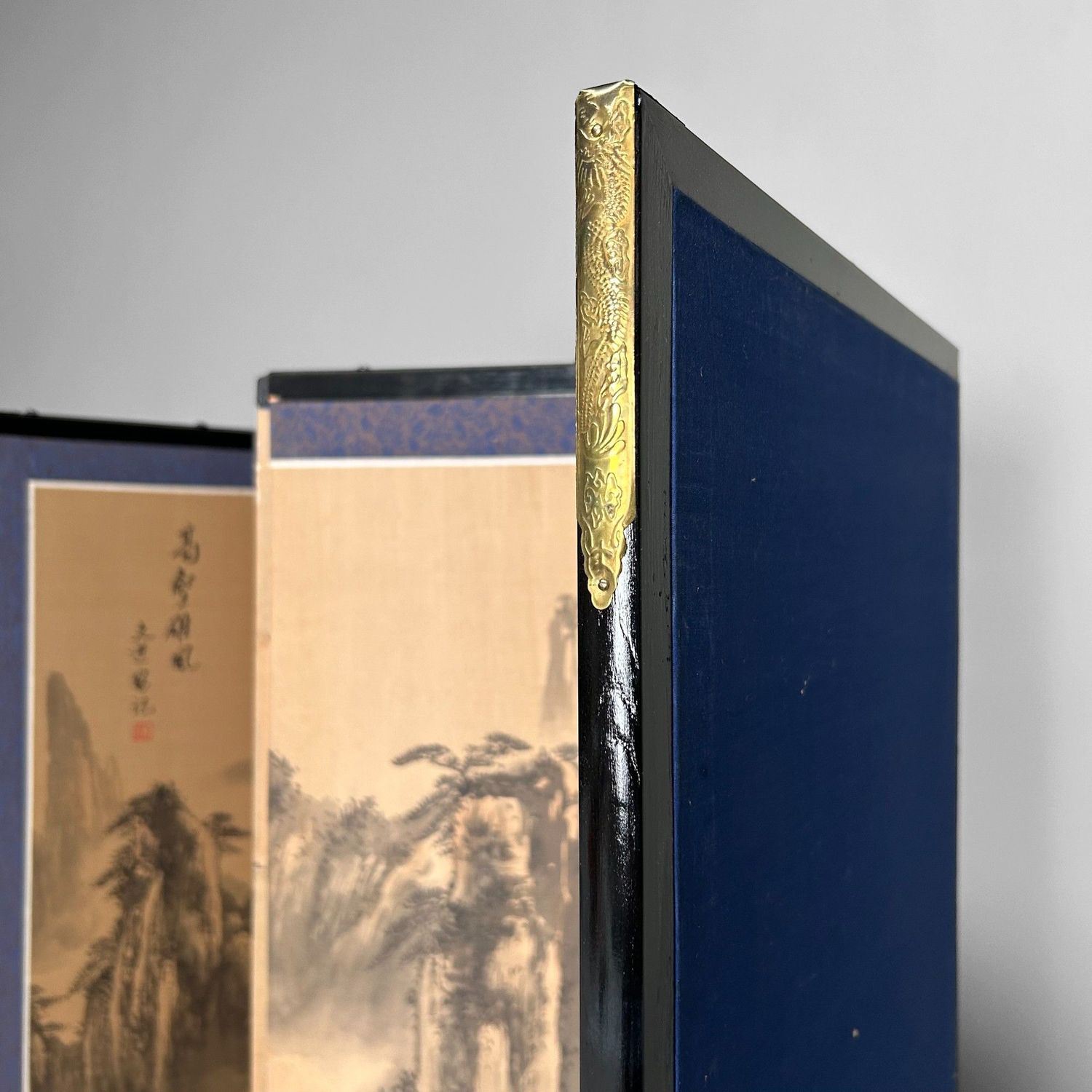 ​Japanse Byōbu, Kamerscherm met Berglandschap, Jaren '50.