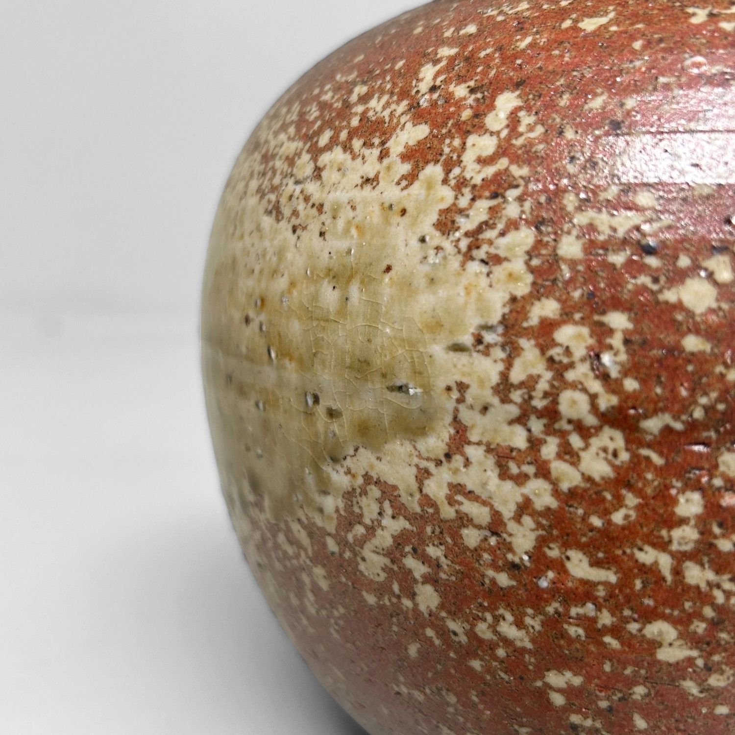 Vintage Shigaraki Ikebana Bloemenvaas, Japan.