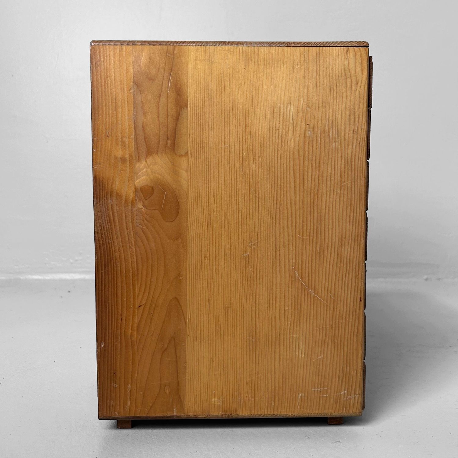Vintage Shōwa Era Japanese Medicine Cabinet – Wooden Organizer.