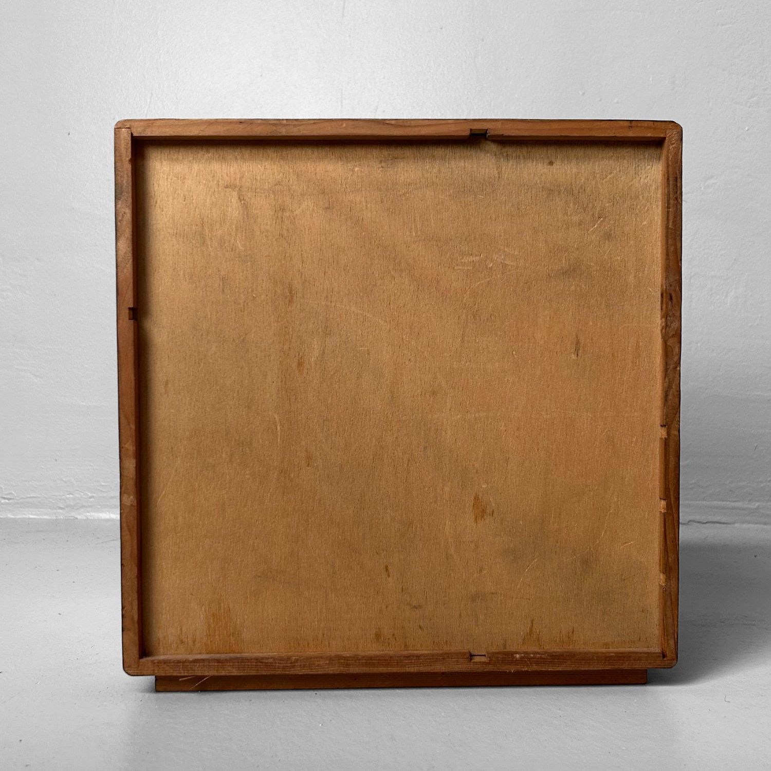 Vintage Shōwa Era Japanese Medicine Cabinet – Wooden Organizer.