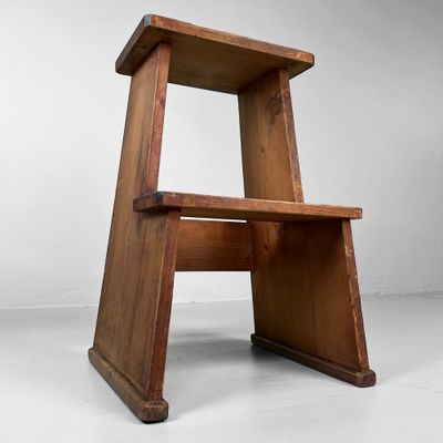 Minimalistische Fumidai, Houten Opstap, Shōwa-periode, Japan.