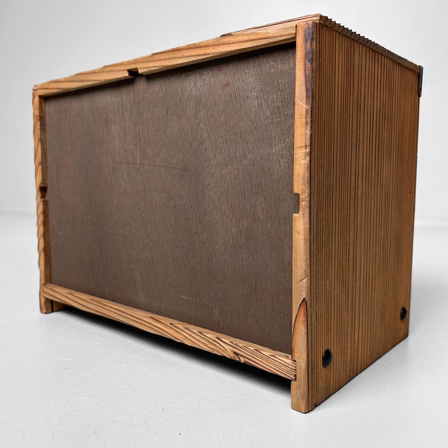 Yakusugi Wooden Jewelry Cabinet, Japan, Shōwa Era.