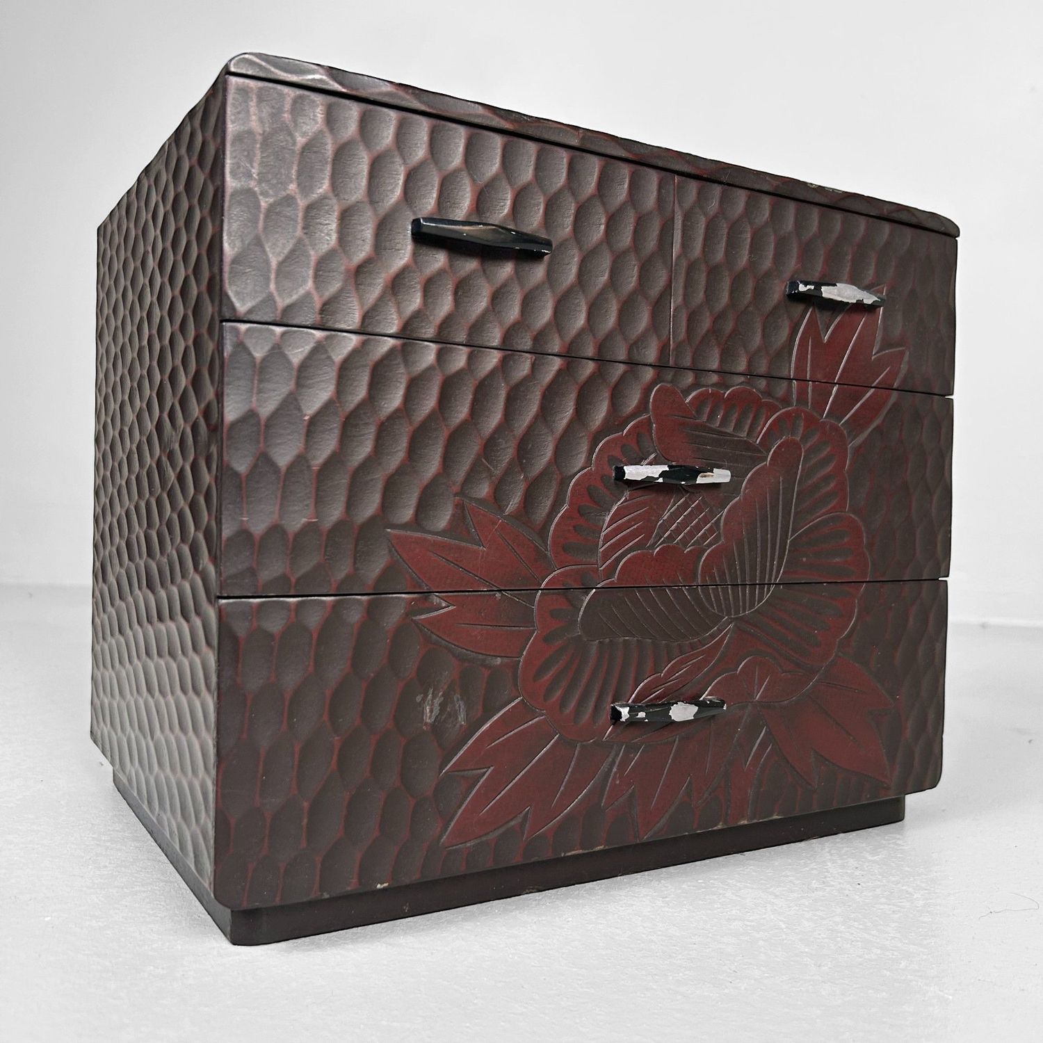 Vintage Kamakura-bori Haribako, Japans Juwelenkastje, Japan.