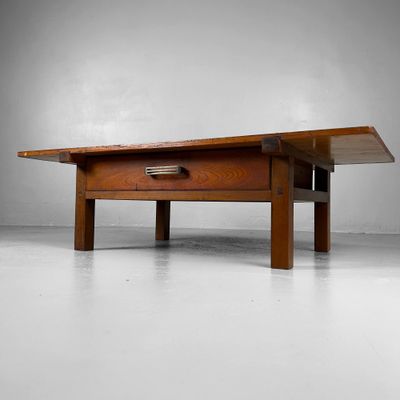 Traditional Low Japanese Writing Desk, Shosai-Ki, Taishō Period.