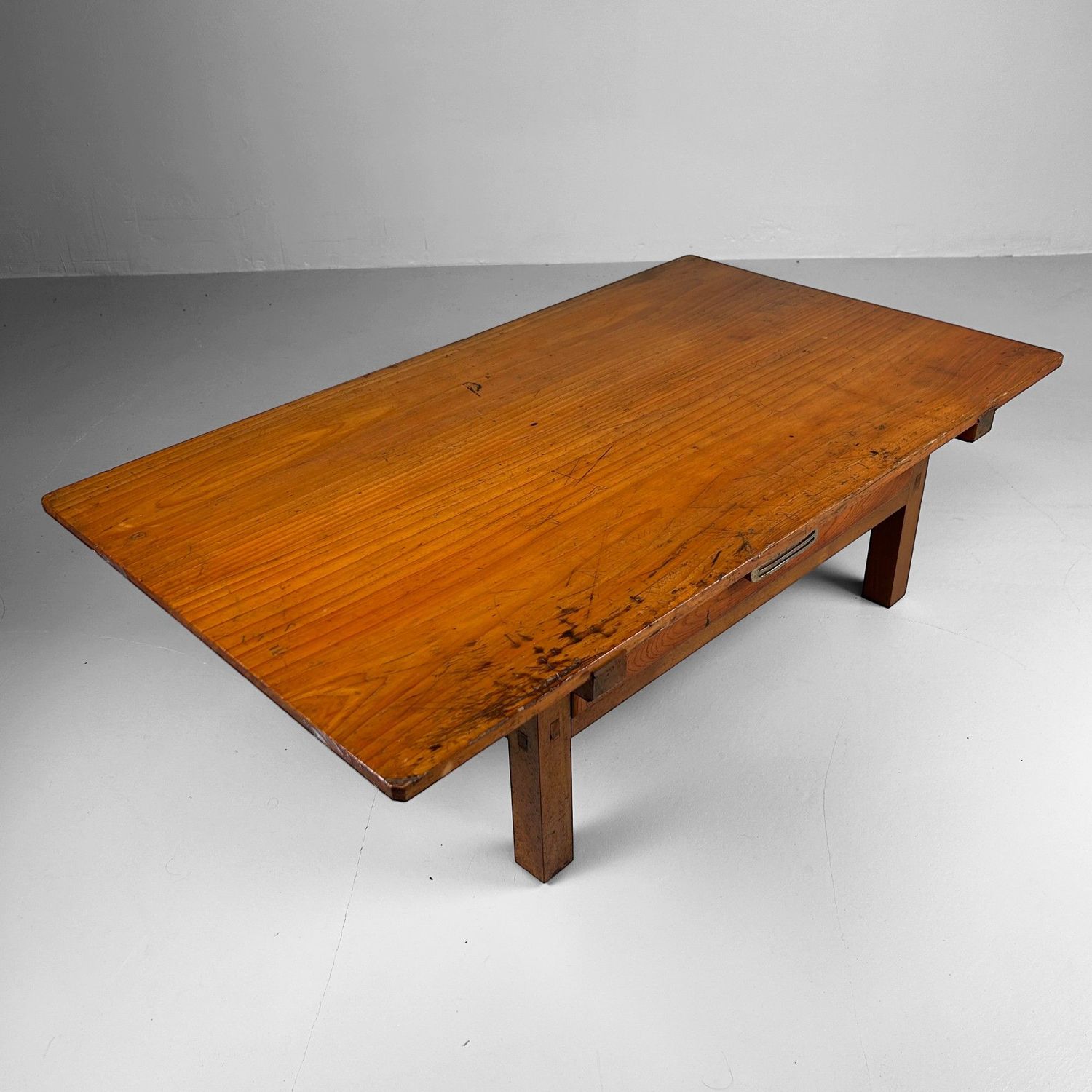 Traditionele Lage Japanse Schrijftafel, Shosai-Ki, Taishō-periode.