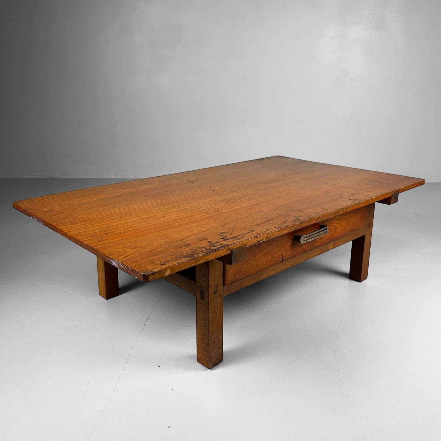 Traditionele Lage Japanse Schrijftafel, Shosai-Ki, Taishō-periode.