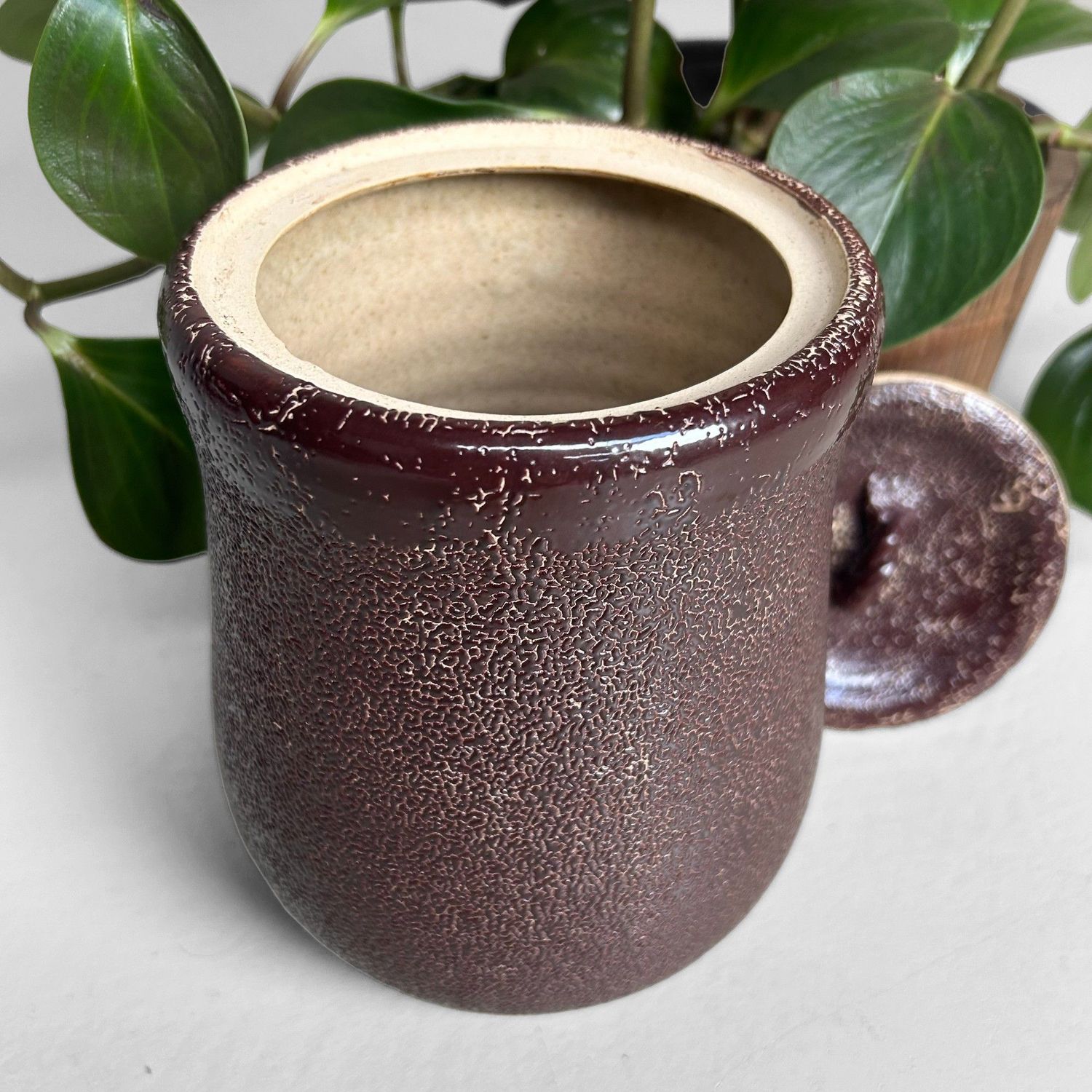 Mizusashi – Japanese Water Pot for the Tea Ceremony by Noma Gazan, 1960s. Mizusashi – Japanese Water Pot for the Tea Ceremony by Noma Gazan, 1960s.