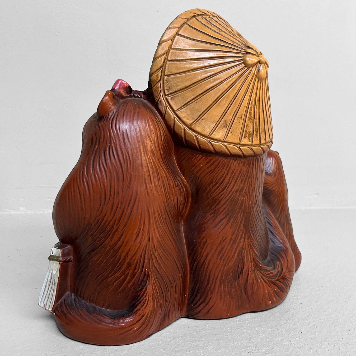 Vrolijke Vintage Tanuki Familie, Shigaraki, Japan.