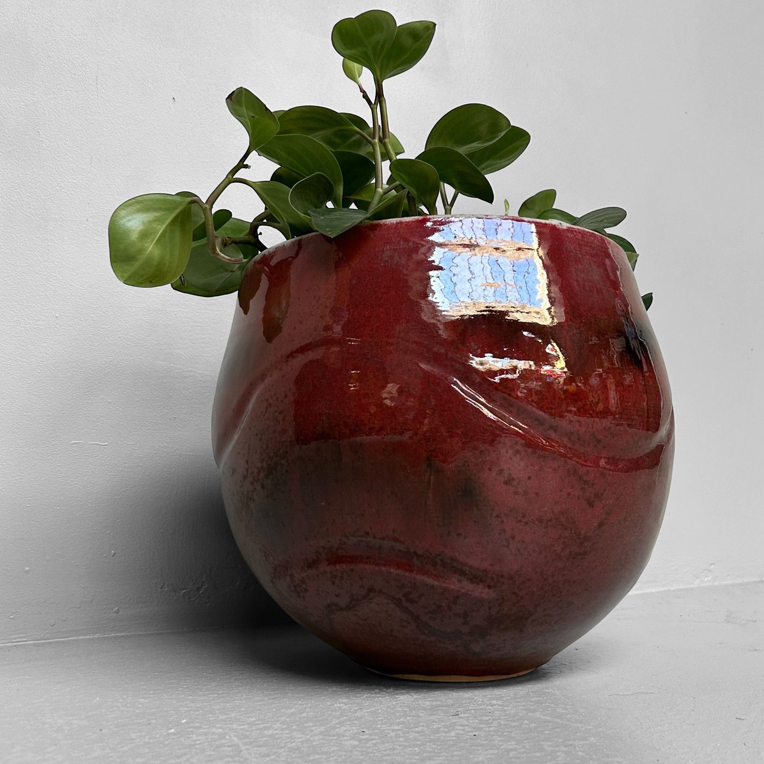 Japanse Keramieken Ikebana Plantenstaander, jaren '60.