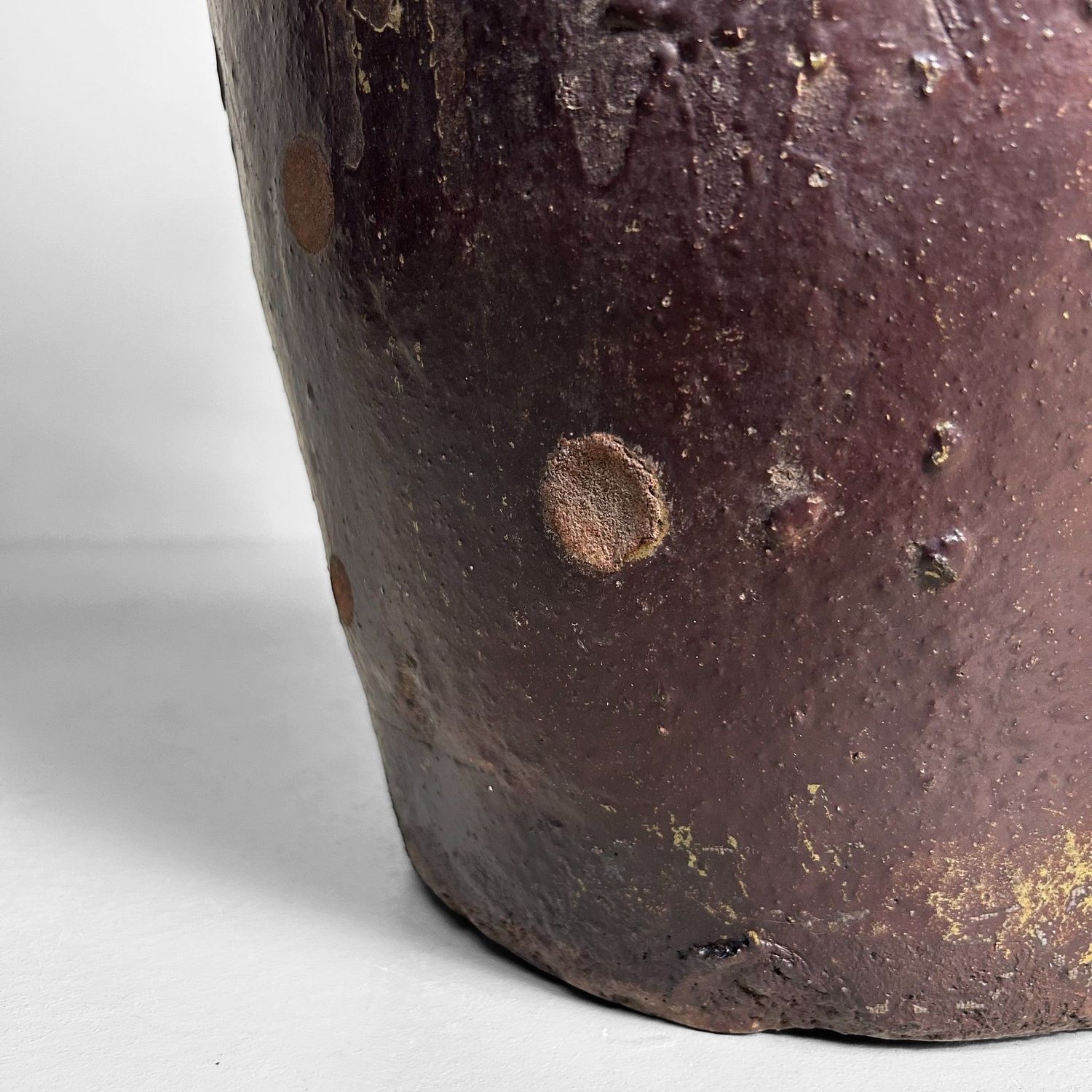 Antieke Tokoname (常滑) Tsubo Kruik, Meiji-periode, Japan.