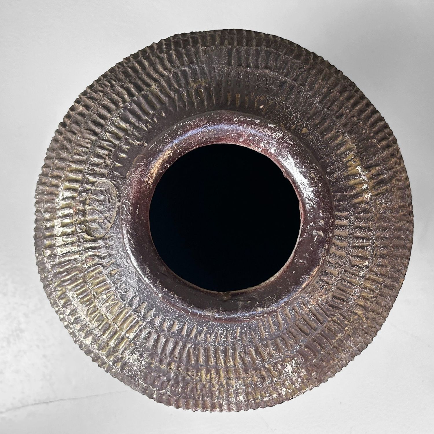 Antieke Tokoname (常滑) Tsubo Kruik, Meiji-periode, Japan.