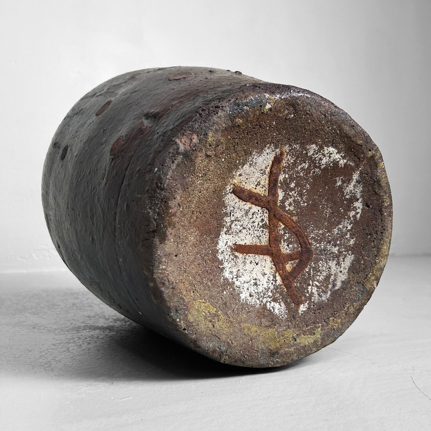 Antieke Tokoname (常滑) Tsubo Kruik, Meiji-periode, Japan.