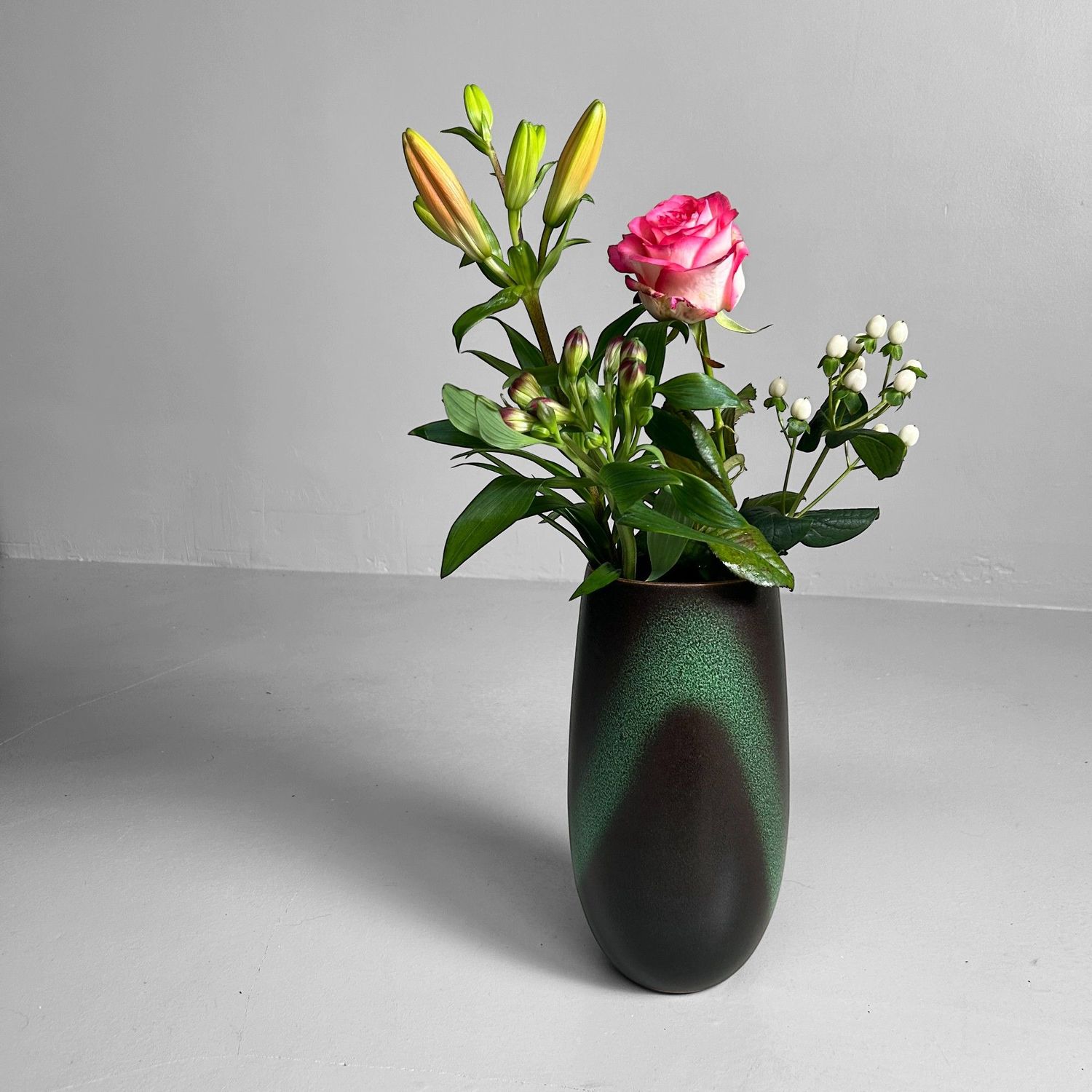 Japanse Ikebana Vaas door Tachikichi, Hisui Series, 1970s, Kyoto.