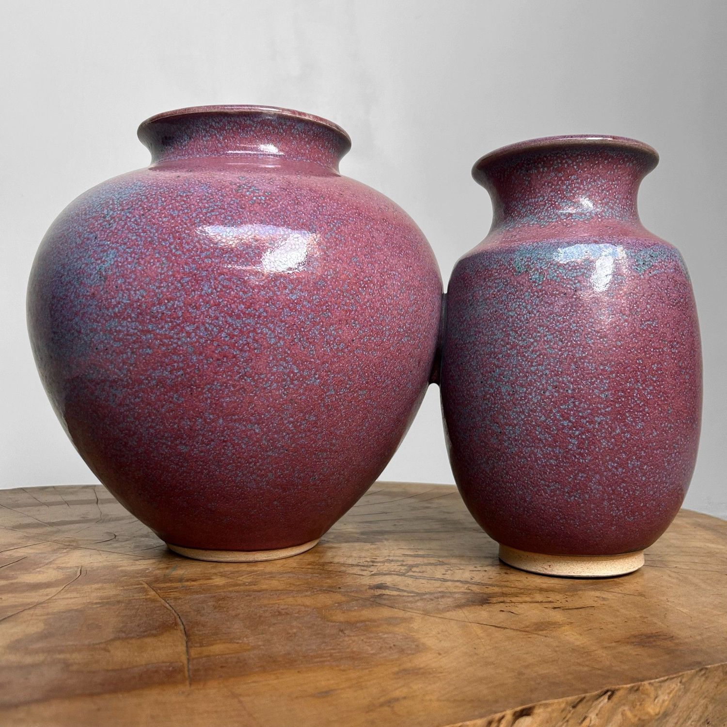 Rare Japanese Ikebana Ceramics by Noma Gazan, 1970s.