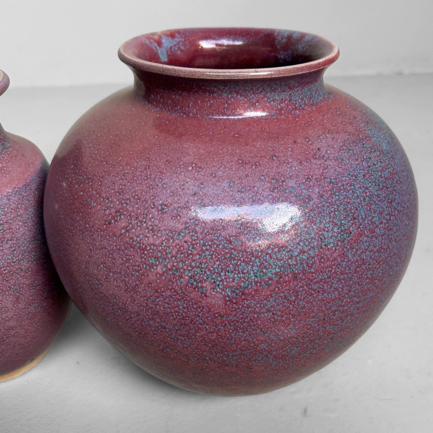 Rare Japanese Ikebana Ceramics by Noma Gazan, 1970s.