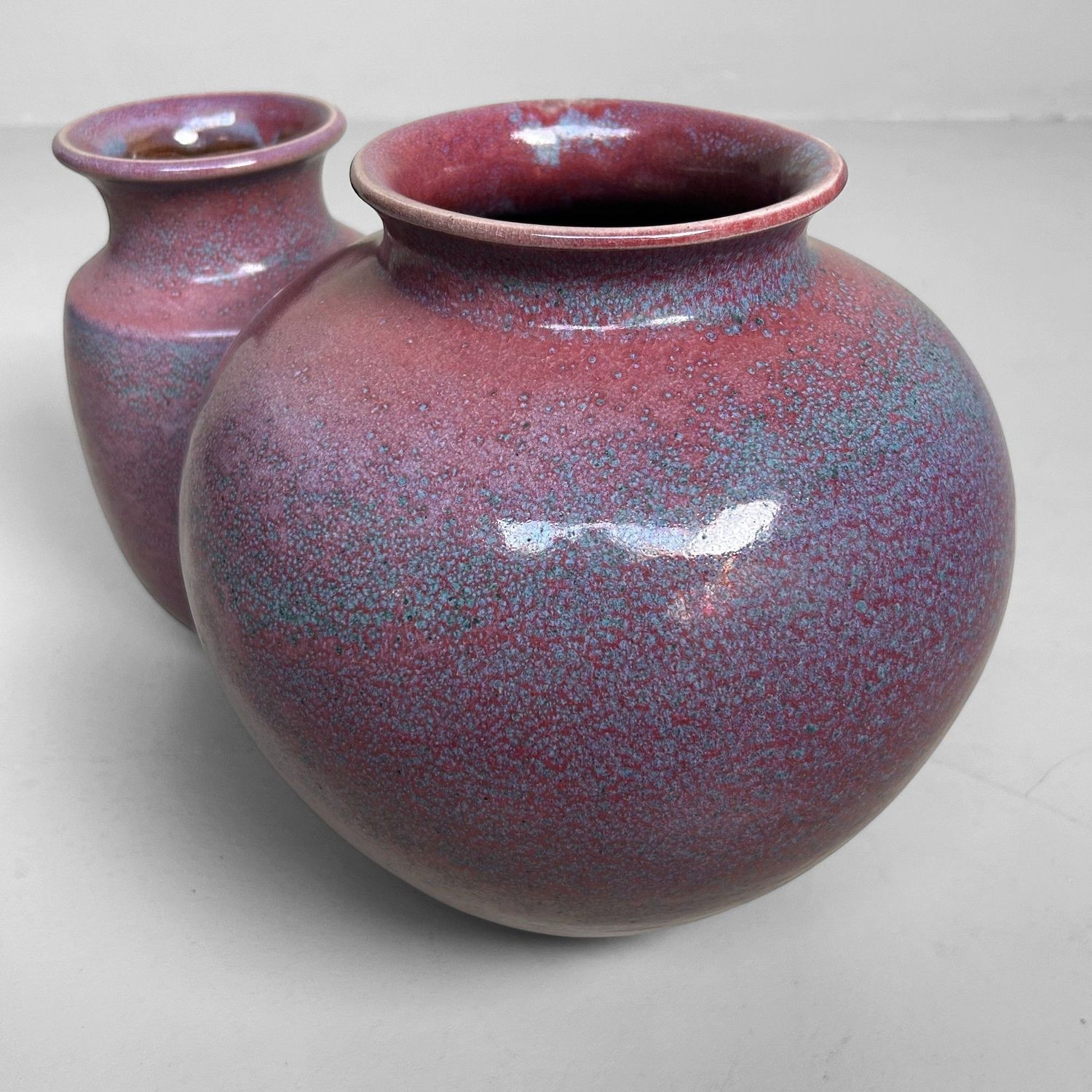 Rare Japanese Ikebana Ceramics by Noma Gazan, 1970s.