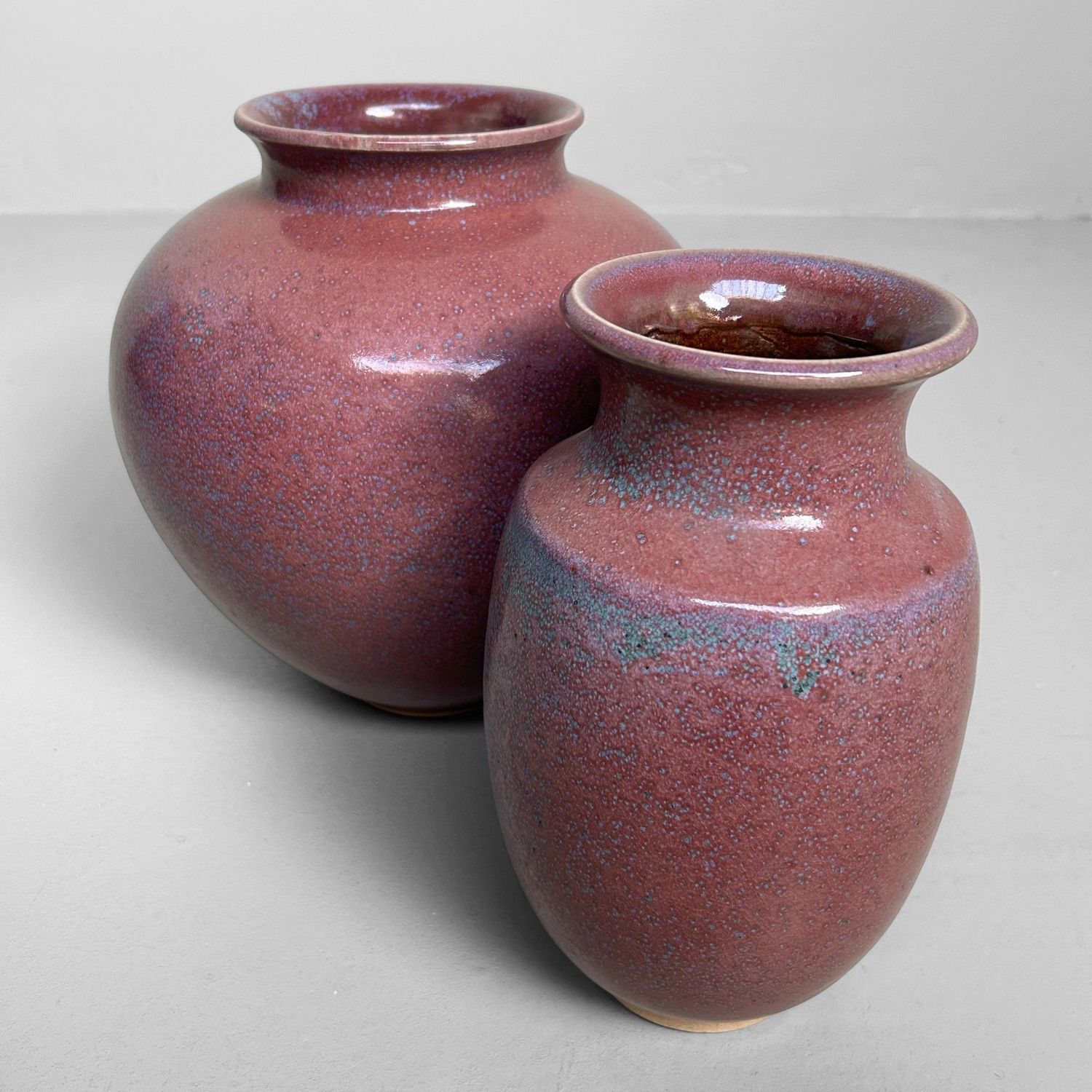 Rare Japanese Ikebana Ceramics by Noma Gazan, 1970s.