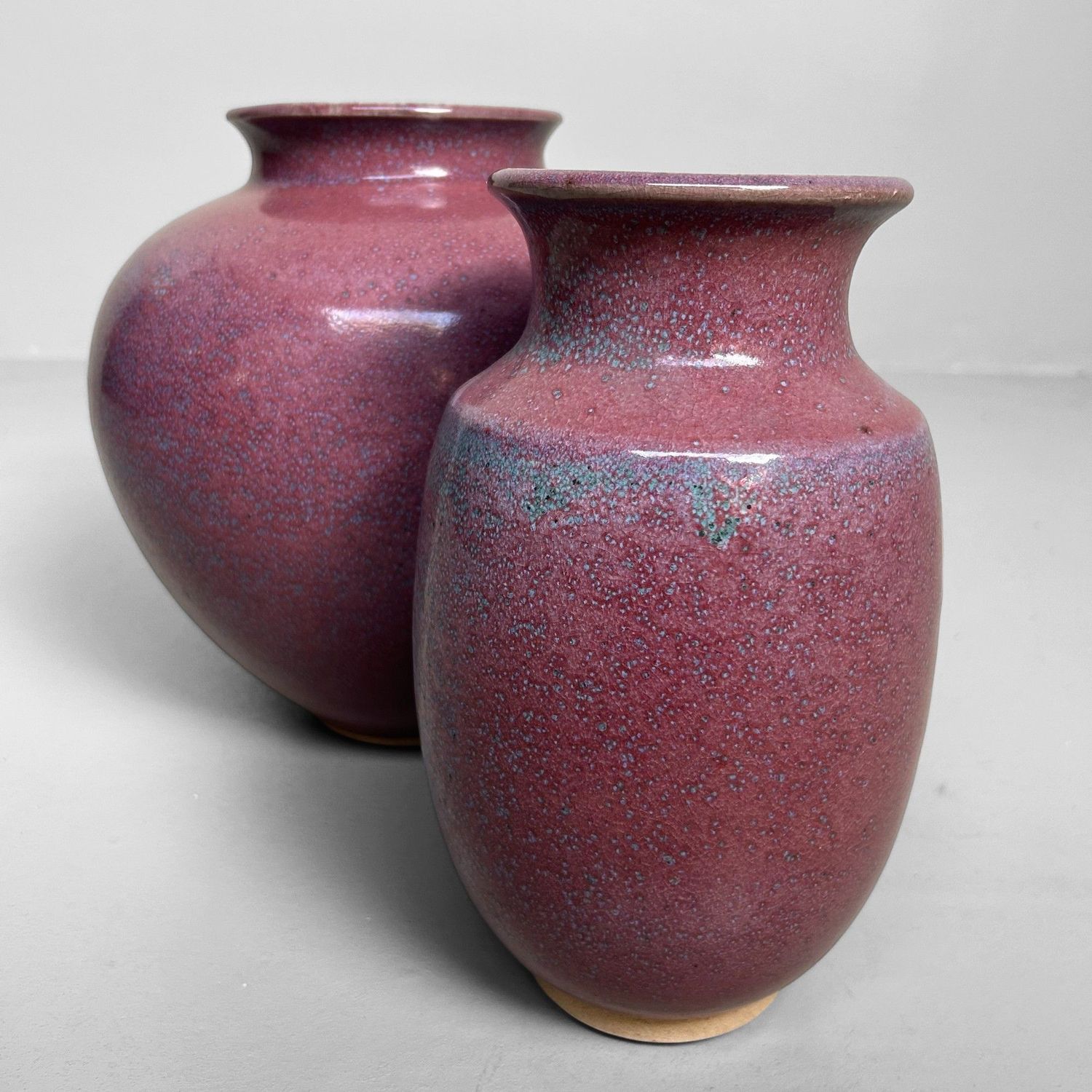 Rare Japanese Ikebana Ceramics by Noma Gazan, 1970s.