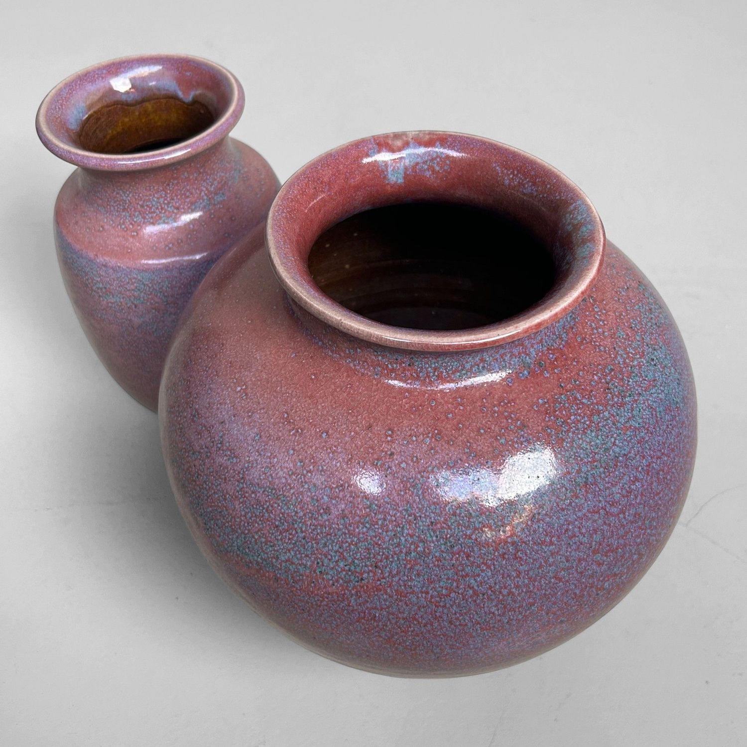 Rare Japanese Ikebana Ceramics by Noma Gazan, 1970s.