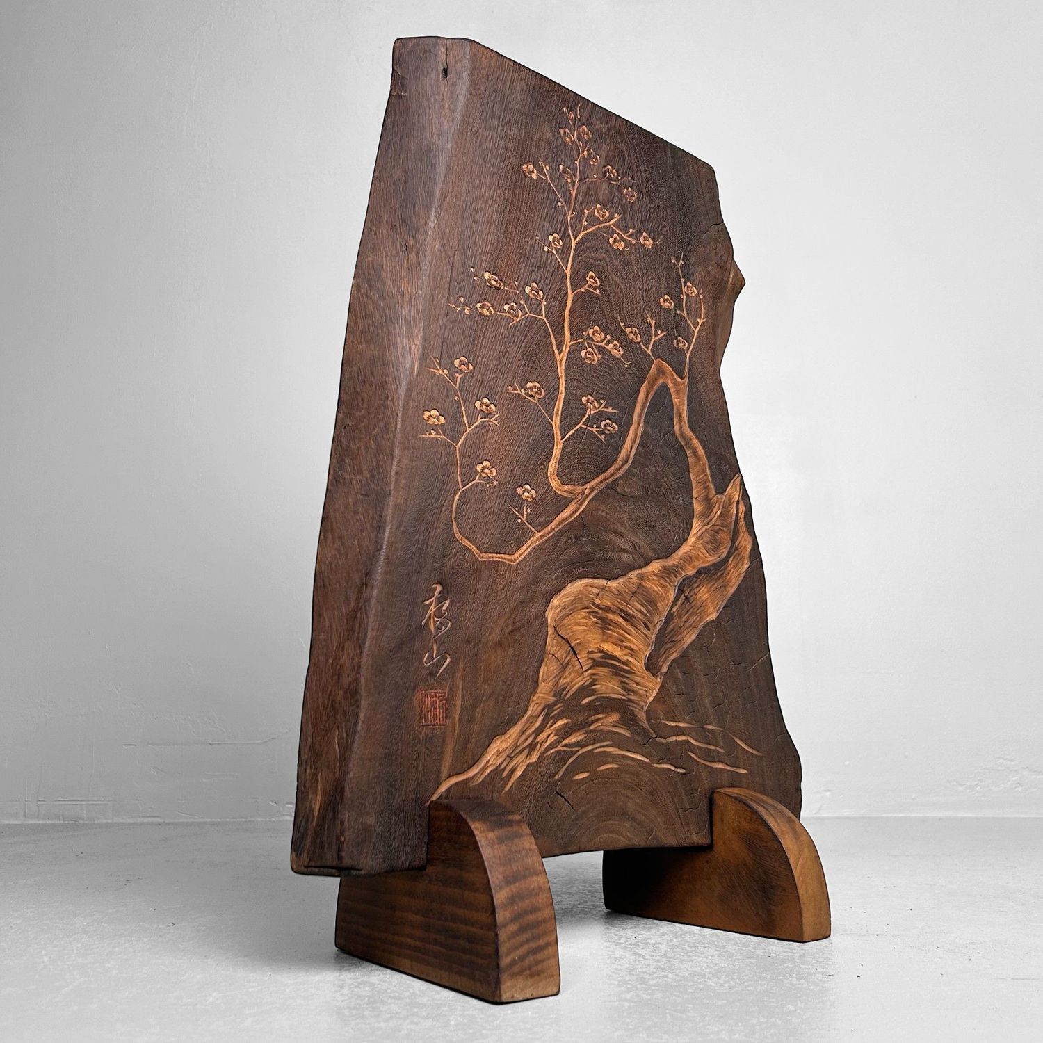 ​Japanse Houten Decoratie 'Sakura', 1973.