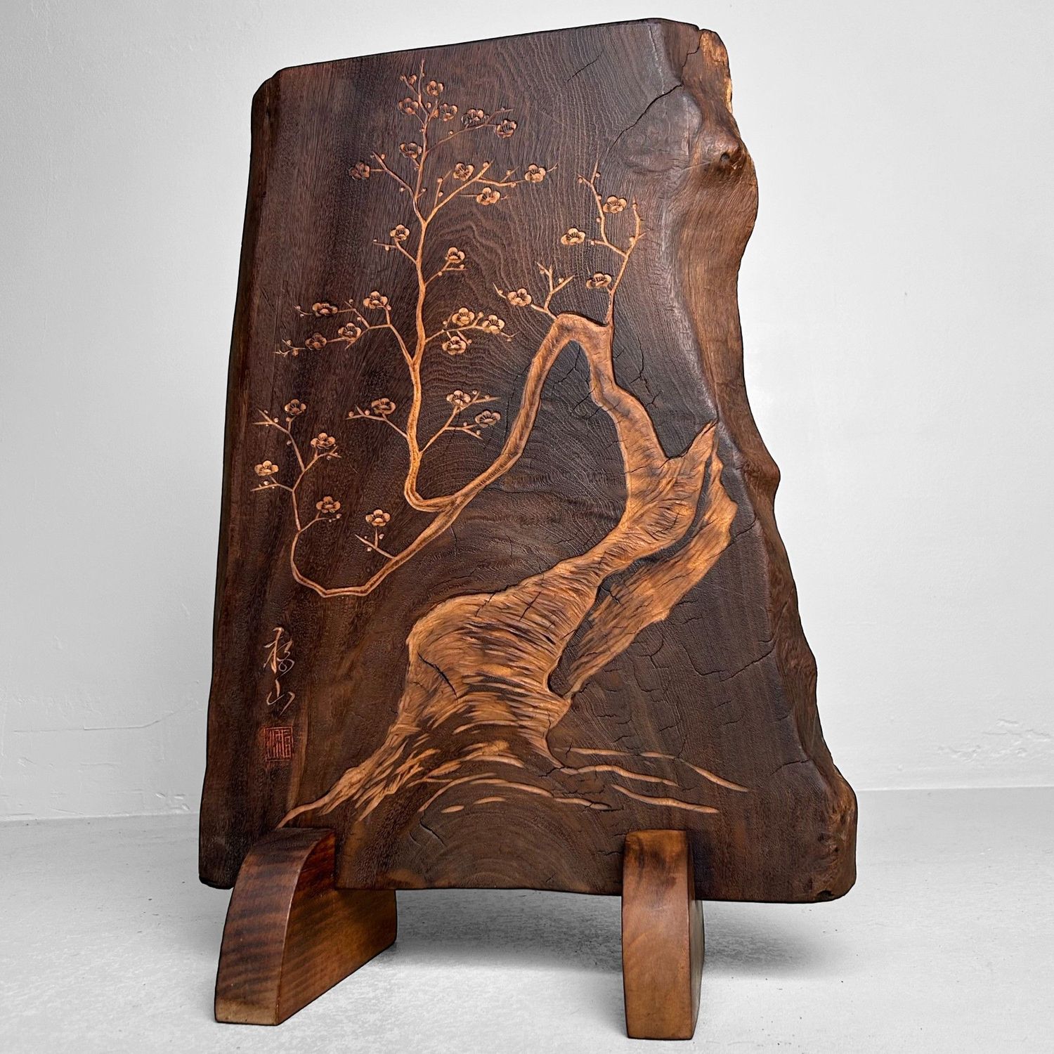 ​Japanse Houten Decoratie 'Sakura', 1973.